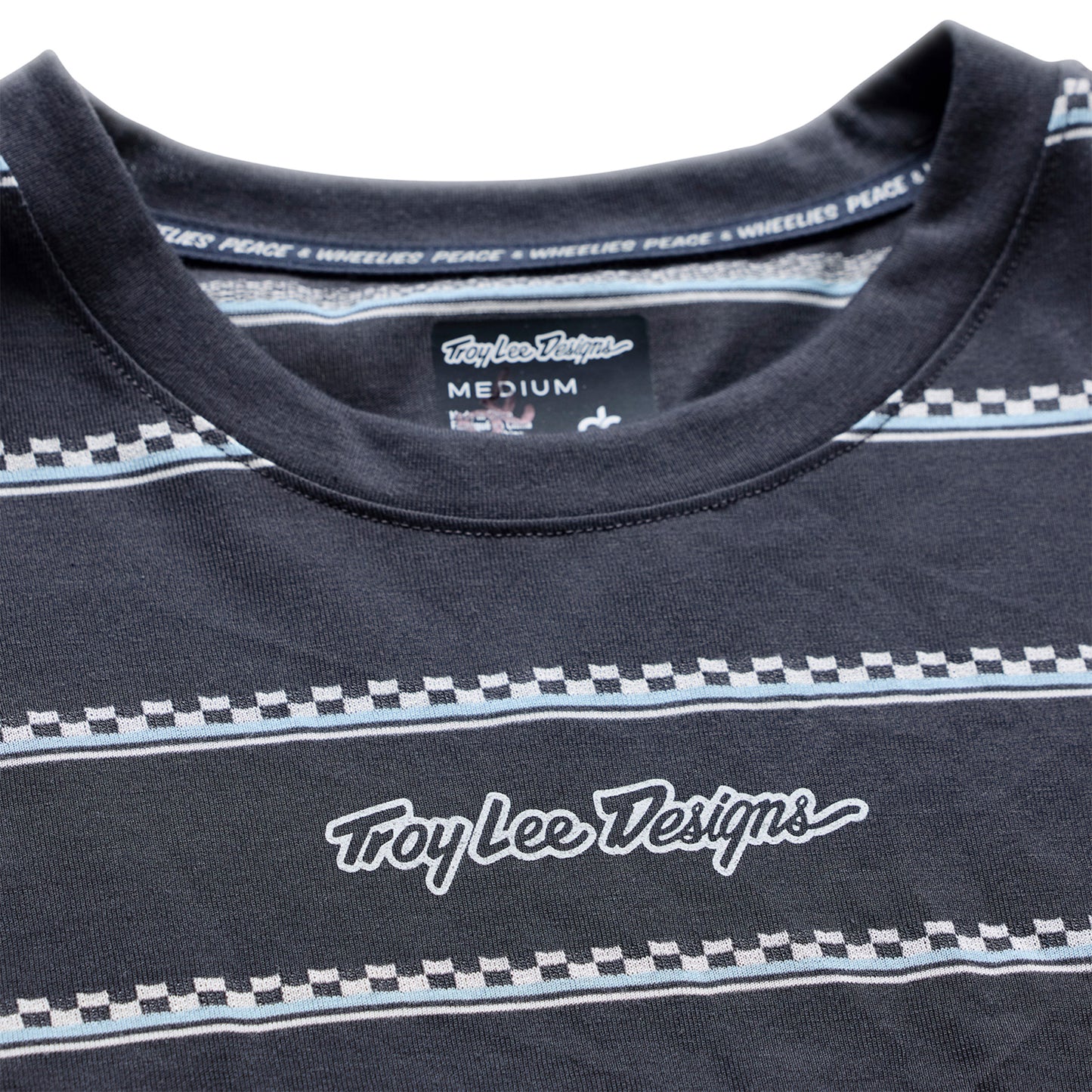 TLD Skyline Fakie Ride Long Sleeve Tee - L - Stripe Carbon - Image 3