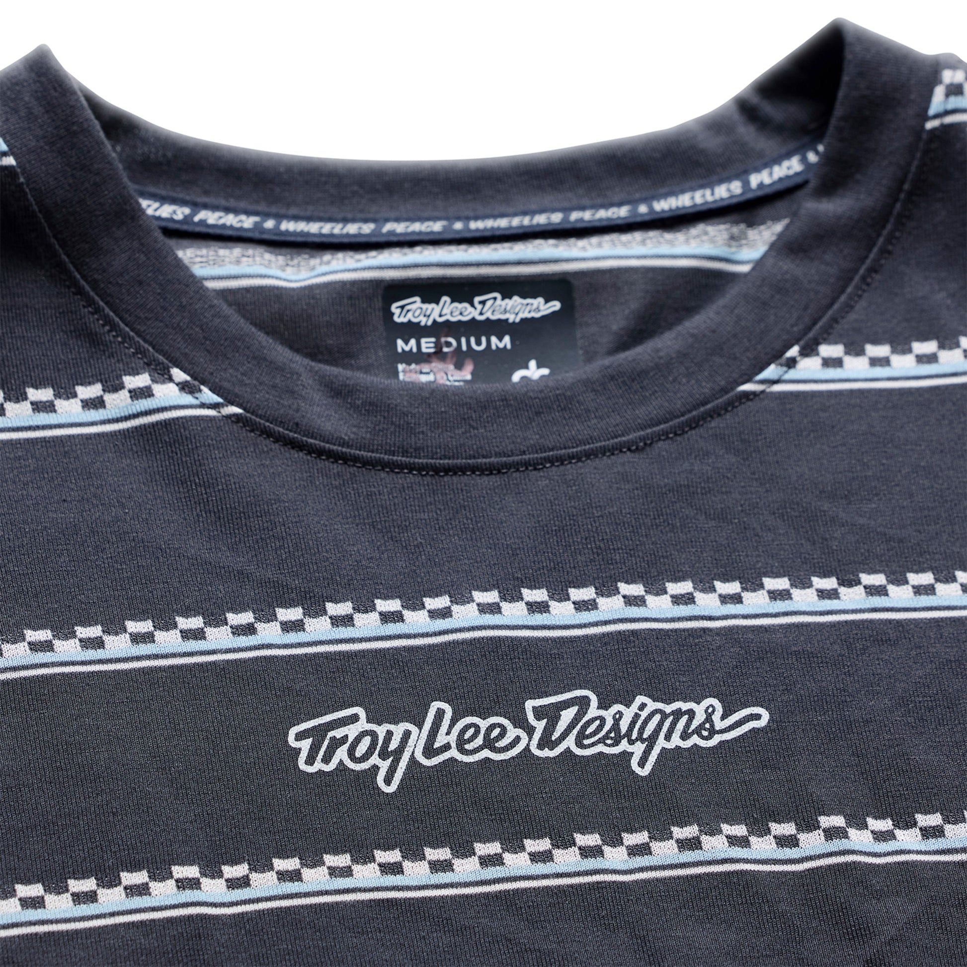 TLD Skyline Fakie Ride Long Sleeve Tee - L - Stripe Carbon - Image 3