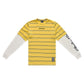 TLD Skyline Fakie Ride Long Sleeve Tee - M - Stripe Butter - Image 1