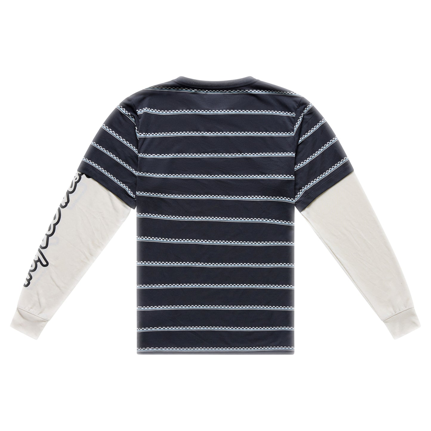 TLD Skyline Fakie Ride Long Sleeve Tee - S - Stripe Carbon - Image 2