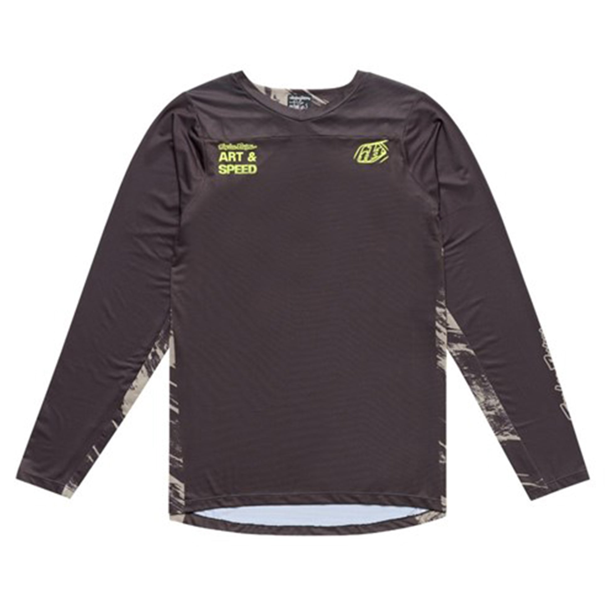 TLD Skyline Long Sleeve Jersey - L - Elemental Dark Earth - Image 1