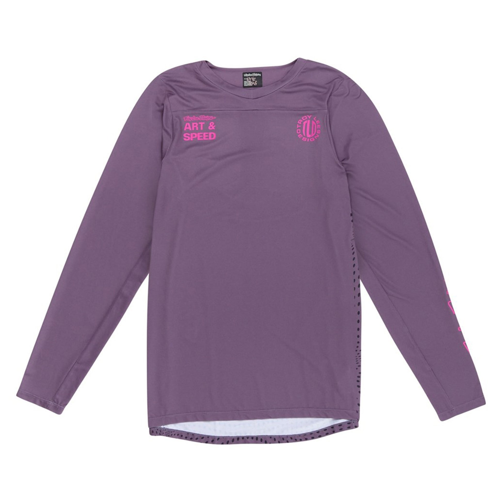 TLD Skyline Long Sleeve Jersey - M - Radioscape Deep Purple - Image 1