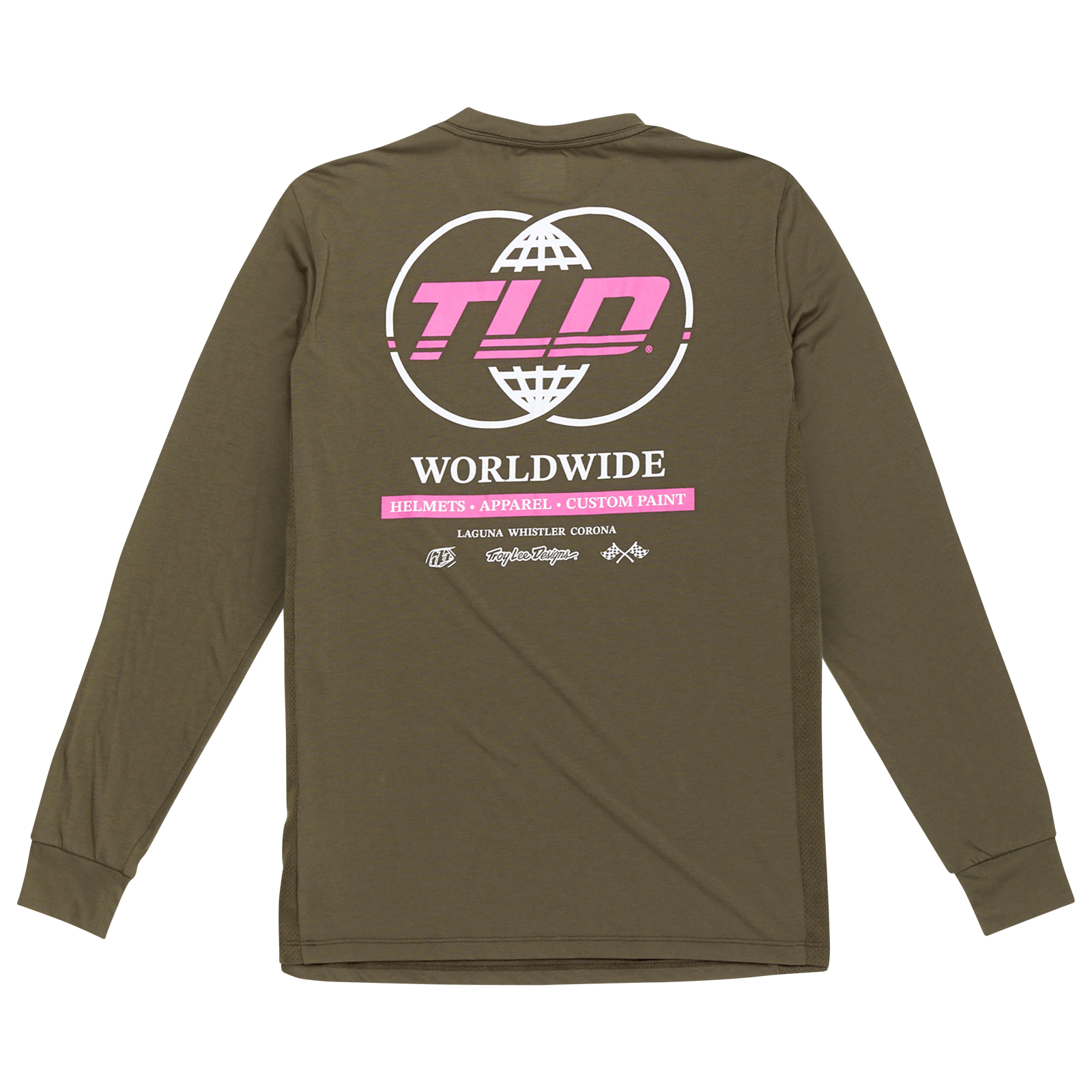 TLD Skyline Long Sleeve Ride Tee - L - Worldwide Caper - Image 3