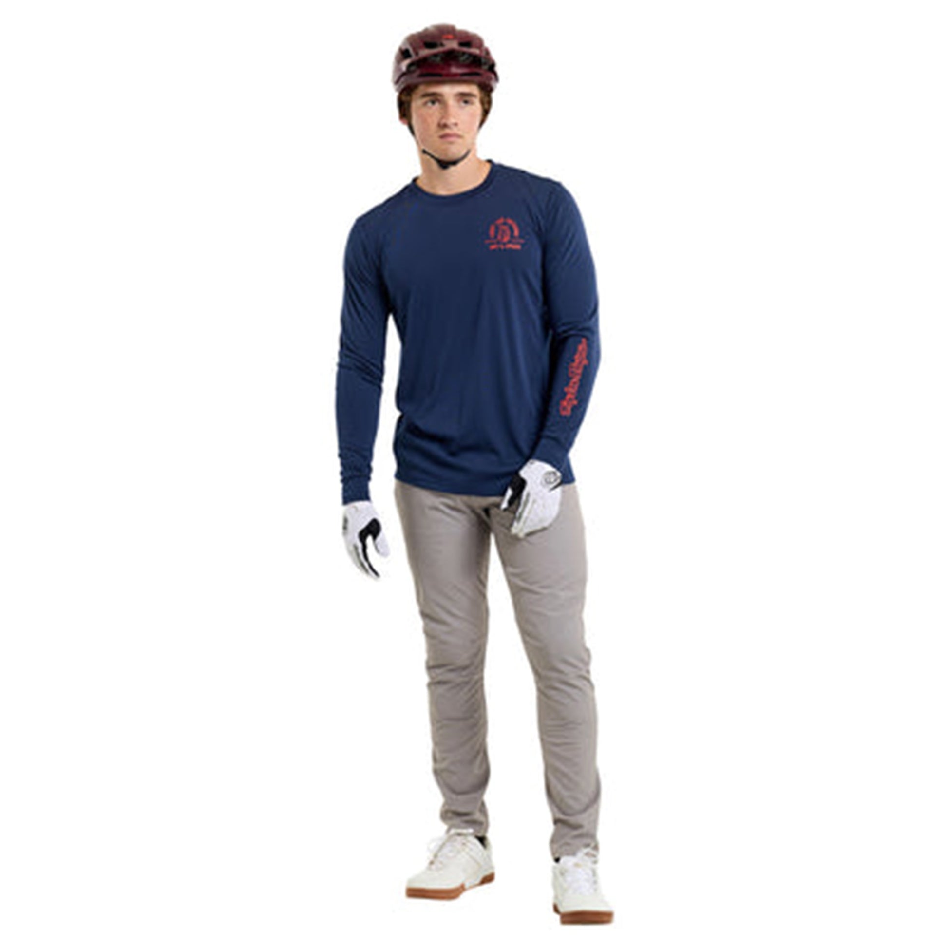 TLD Skyline Long Sleeve Ride Tee - M - Locals Midnight - Image 2