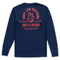 TLD Skyline Long Sleeve Ride Tee - M - Locals Midnight - Image 3