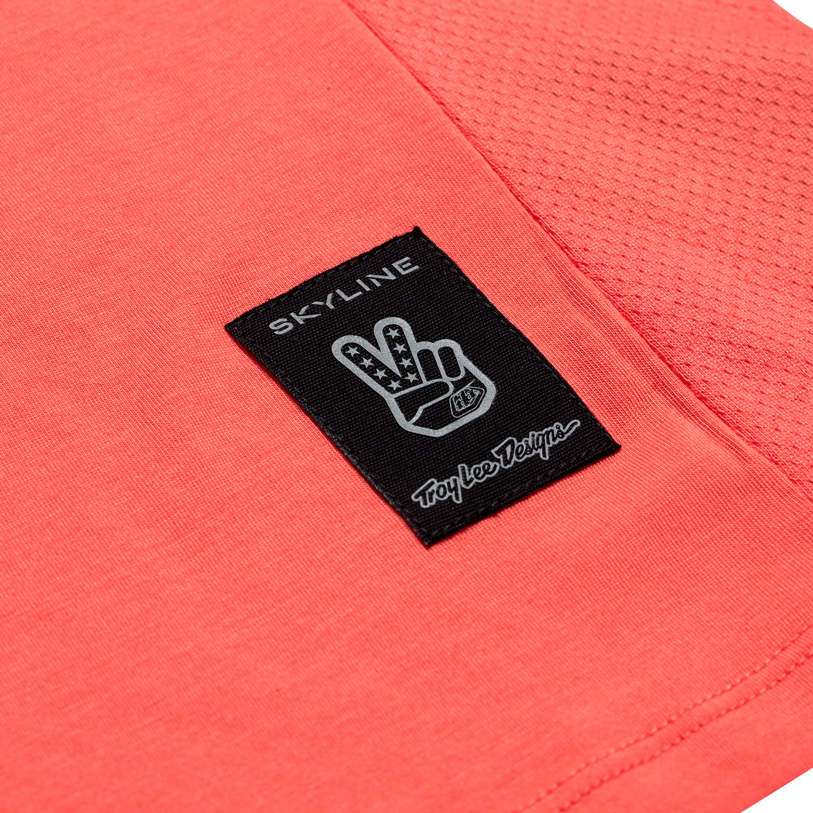 TLD Skyline Long Sleeve Ride Tee - M - Melon - Image 4