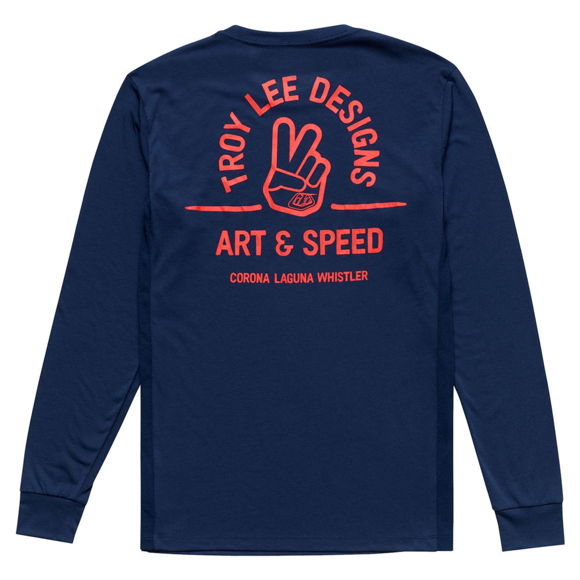 TLD Skyline Long Sleeve Ride Tee - S - Locals Midnight - Image 3