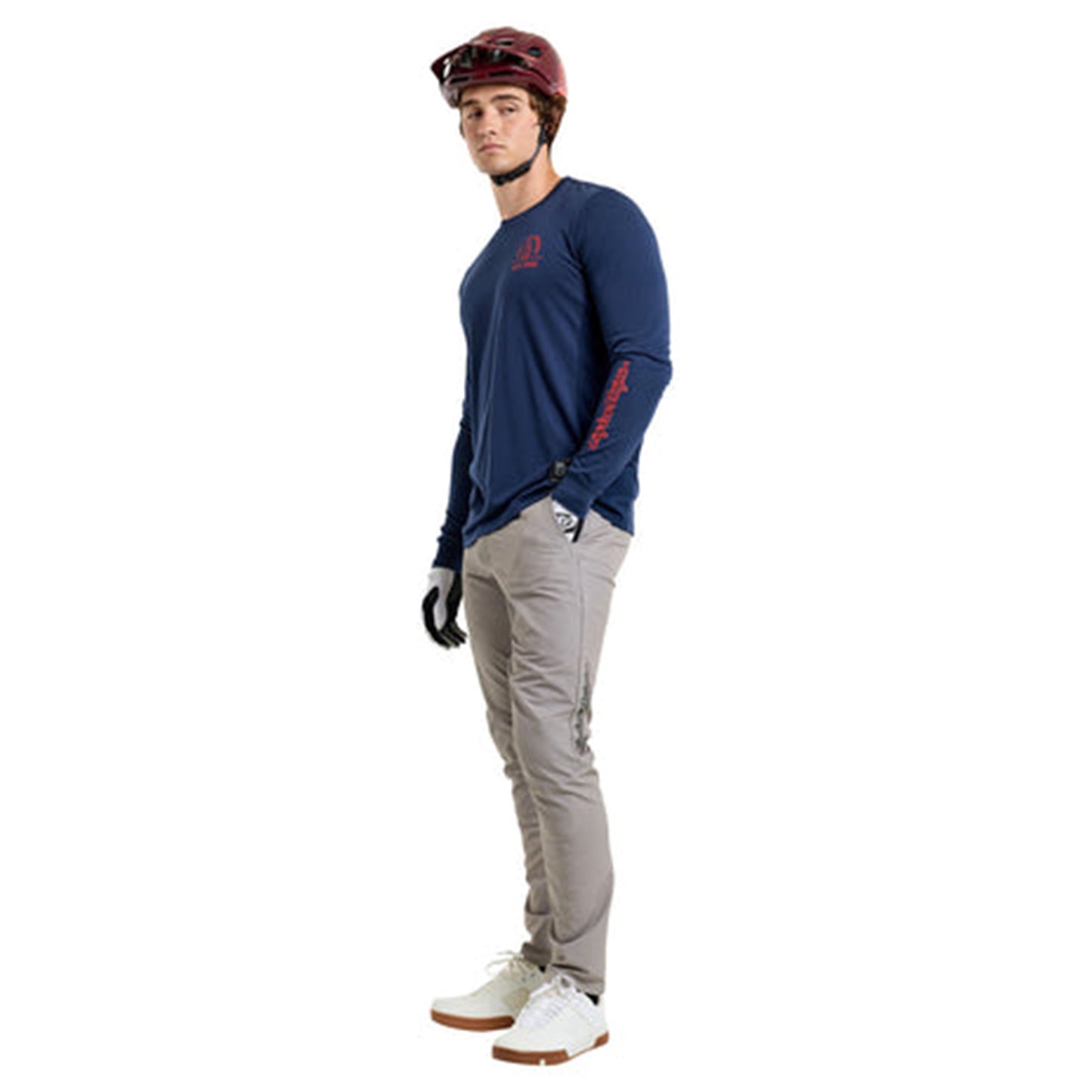 TLD Skyline Long Sleeve Ride Tee - XL - Locals Midnight - Image 4