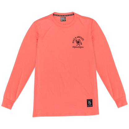 TLD Skyline Long Sleeve Ride Tee - XL - Melon - Image 1