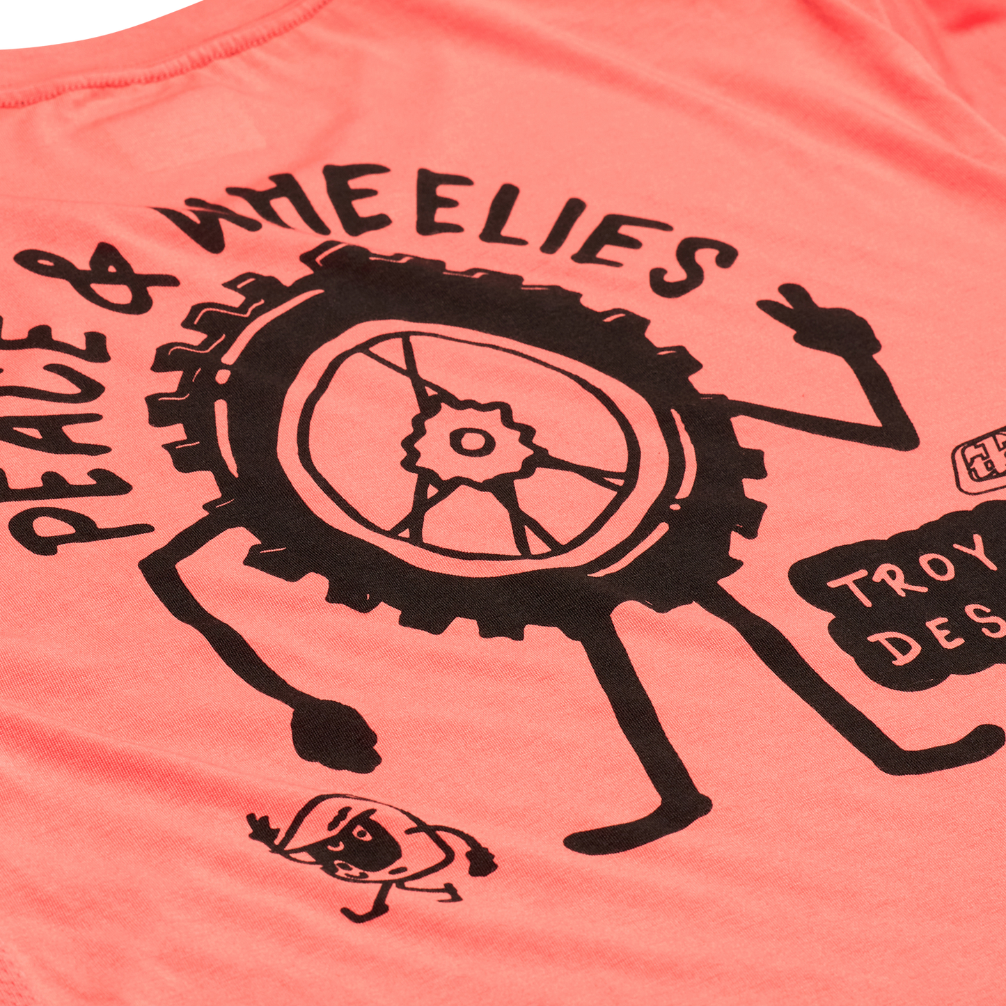 TLD Skyline Long Sleeve Ride Tee - XL - Melon - Image 5