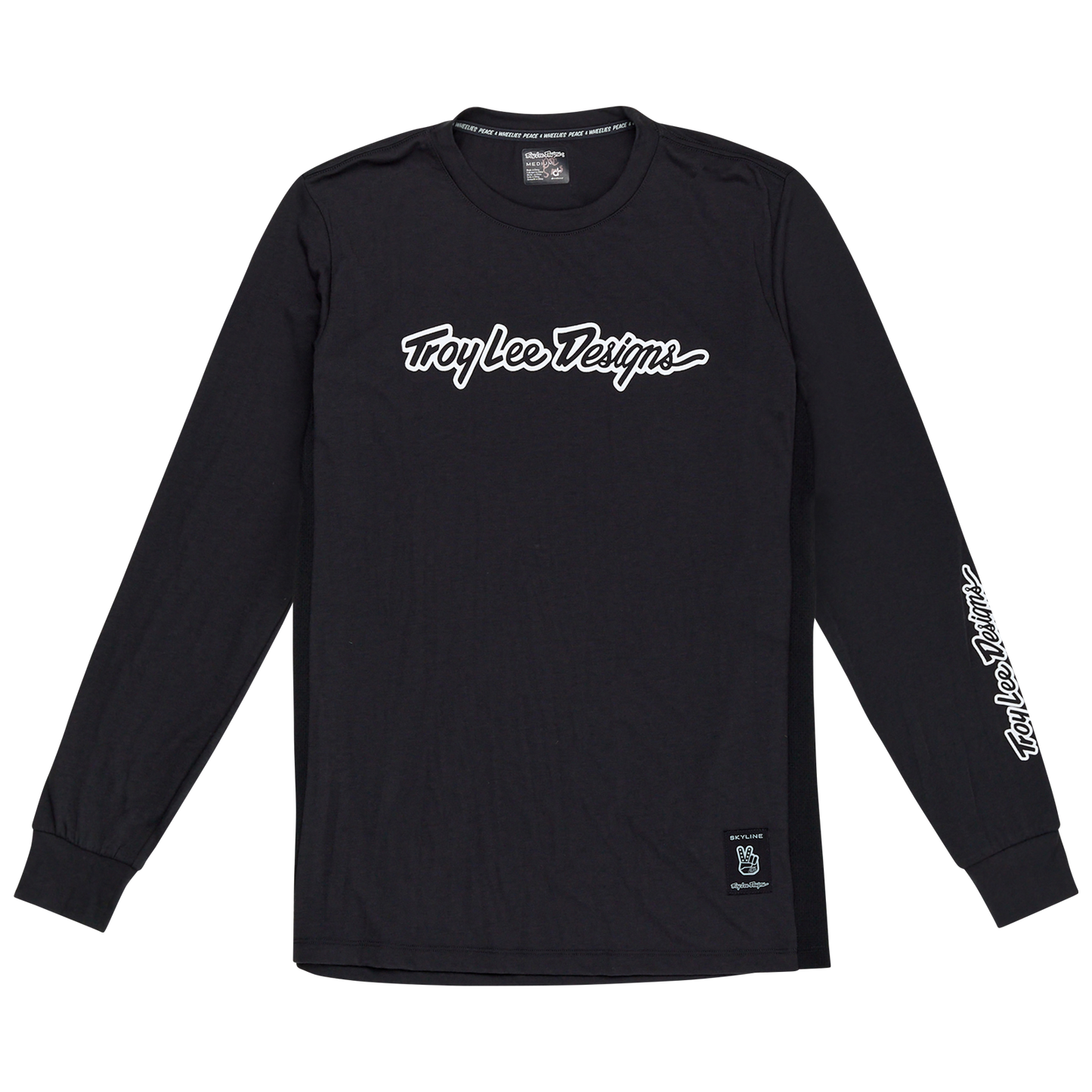 TLD Skyline Long Sleeve Ride Tee - XL - Signature Black - Image 1