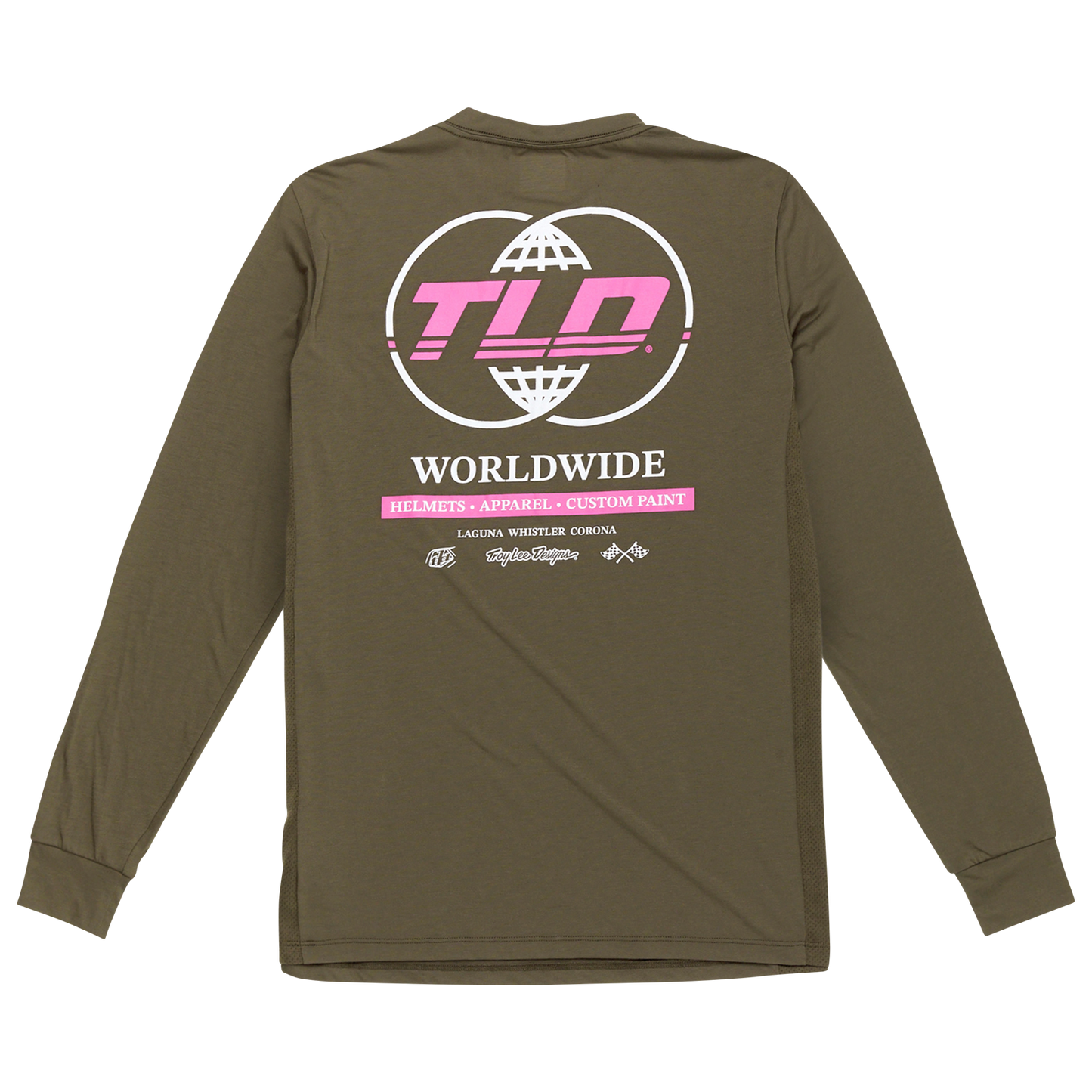 TLD Skyline Long Sleeve Ride Tee - XL - Worldwide Caper - Image 3