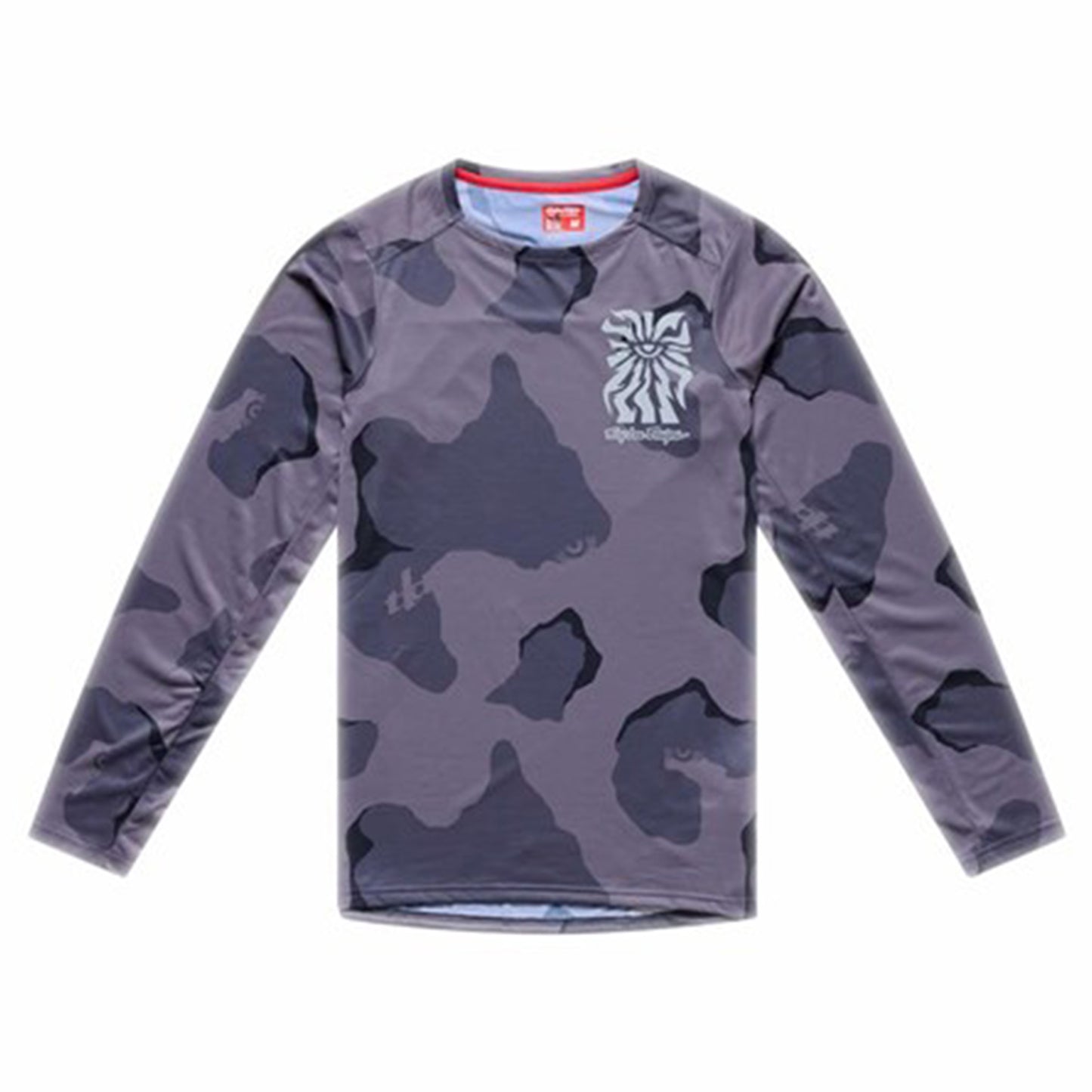 TLD Skyline Pro Long Sleeve Jersey - M - Flow Camo Carbon - Image 1
