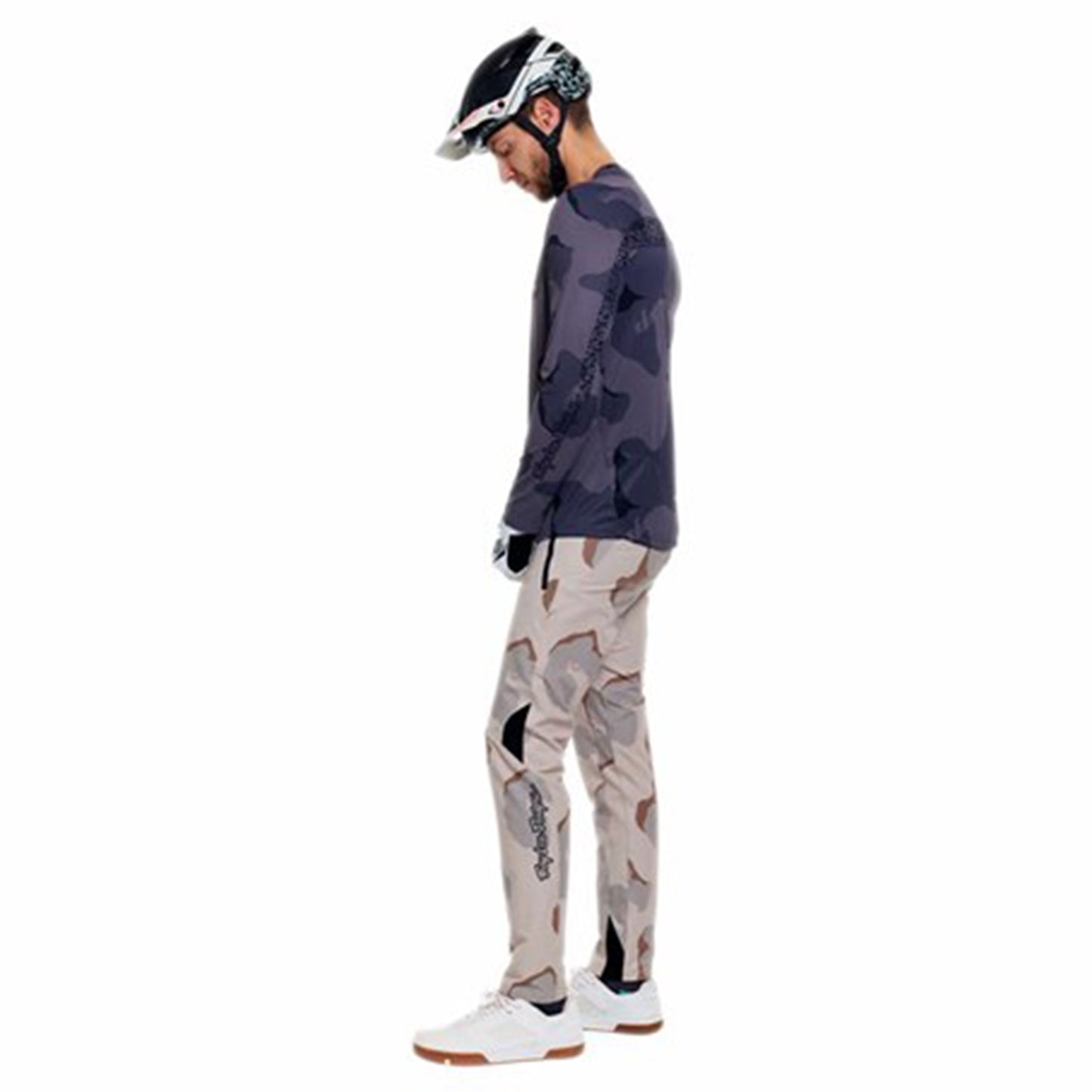 TLD Skyline Pro Long Sleeve Jersey - M - Flow Camo Carbon - Image 4
