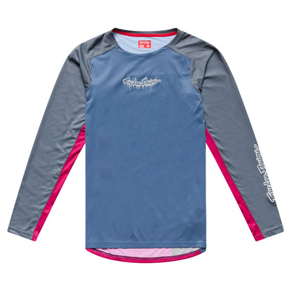 TLD Skyline Pro LS Jersey - M - Descend Slate - Image 1