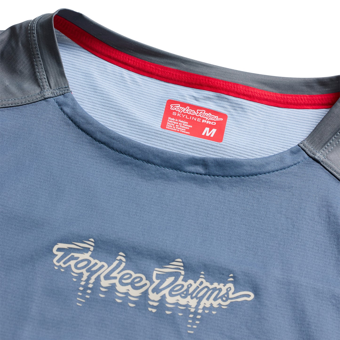 TLD Skyline Pro LS Jersey - M - Descend Slate - Image 3