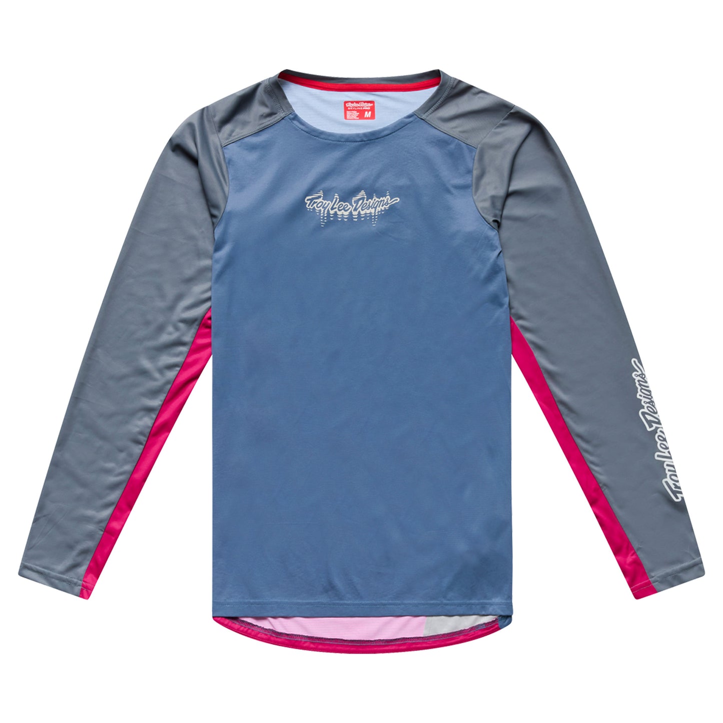TLD Skyline Pro LS Jersey - S - Descend Slate - Image 1
