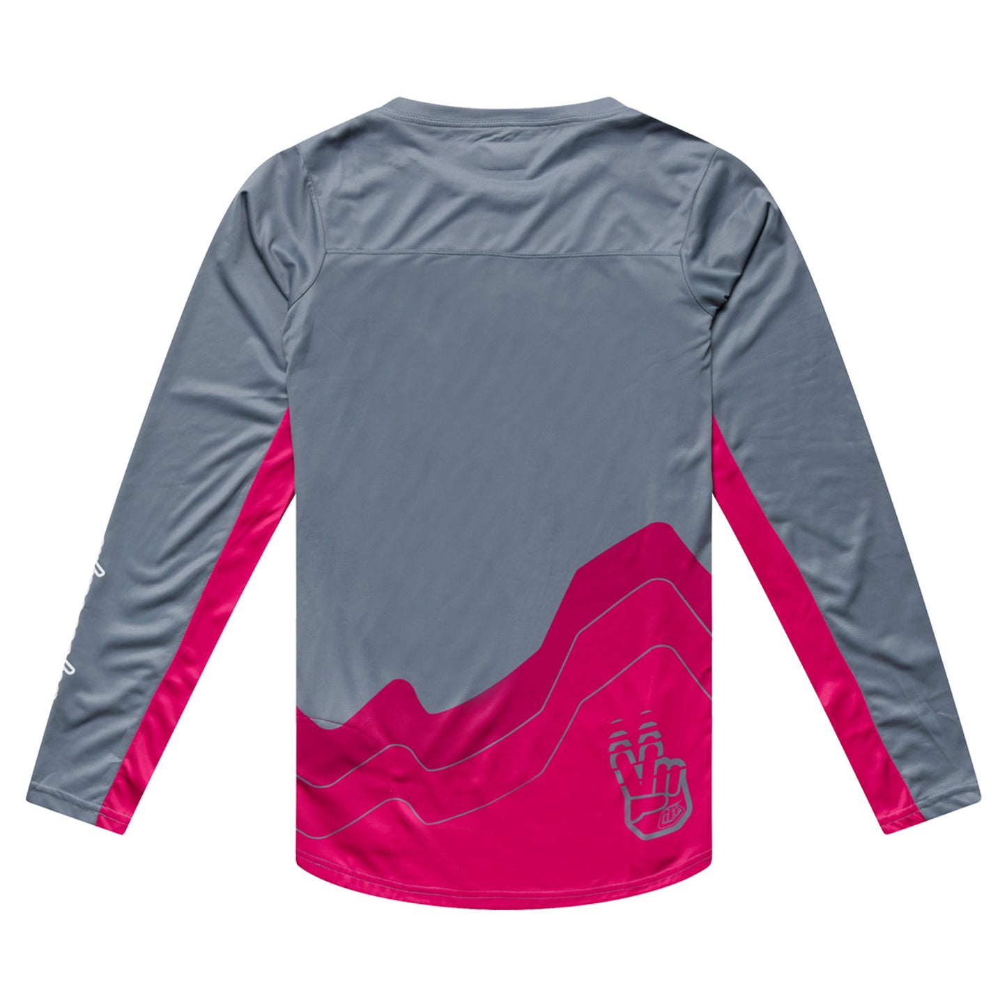 TLD Skyline Pro LS Jersey - S - Descend Slate - Image 2