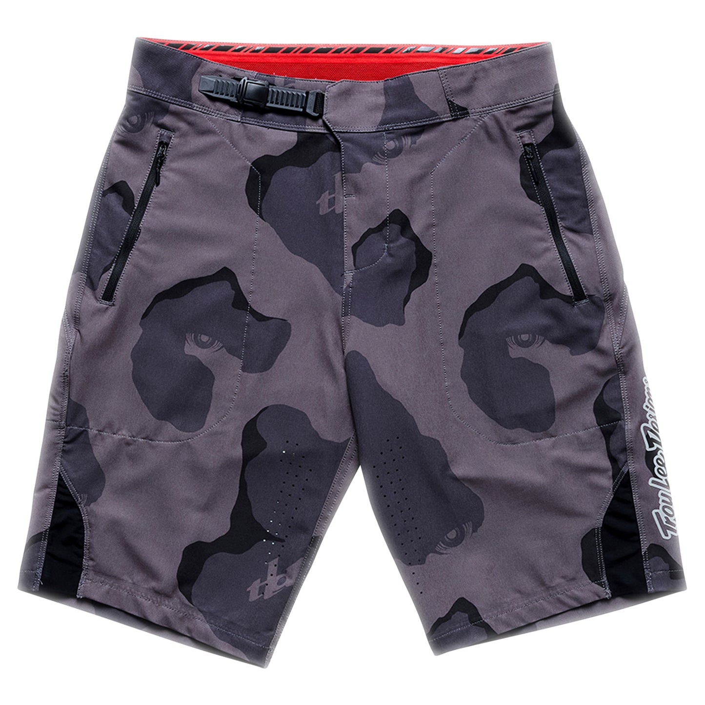 TLD Skyline Pro Shell Shorts - 38 - Flow Camo Carbon - Image 1