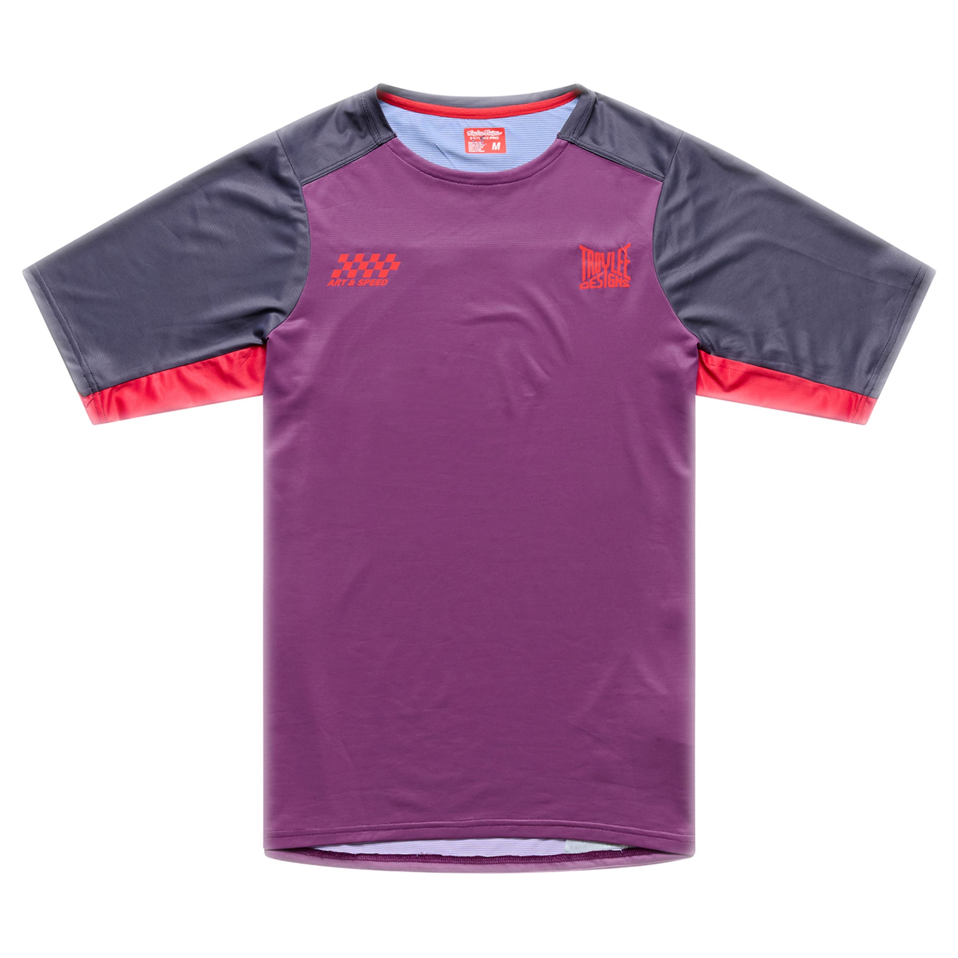TLD Skyline Pro Short Sleeve Jersey - L - Fangs Sangria - Image 1