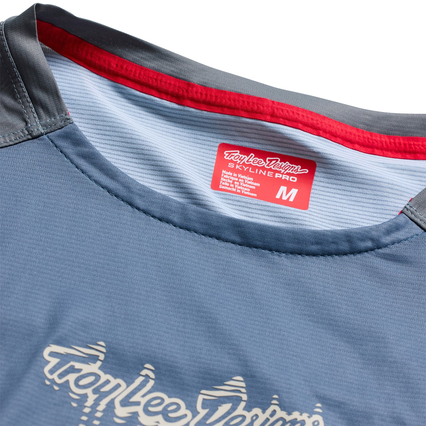 TLD Skyline Pro SS Jersey - S - Descend Slate - Image 3