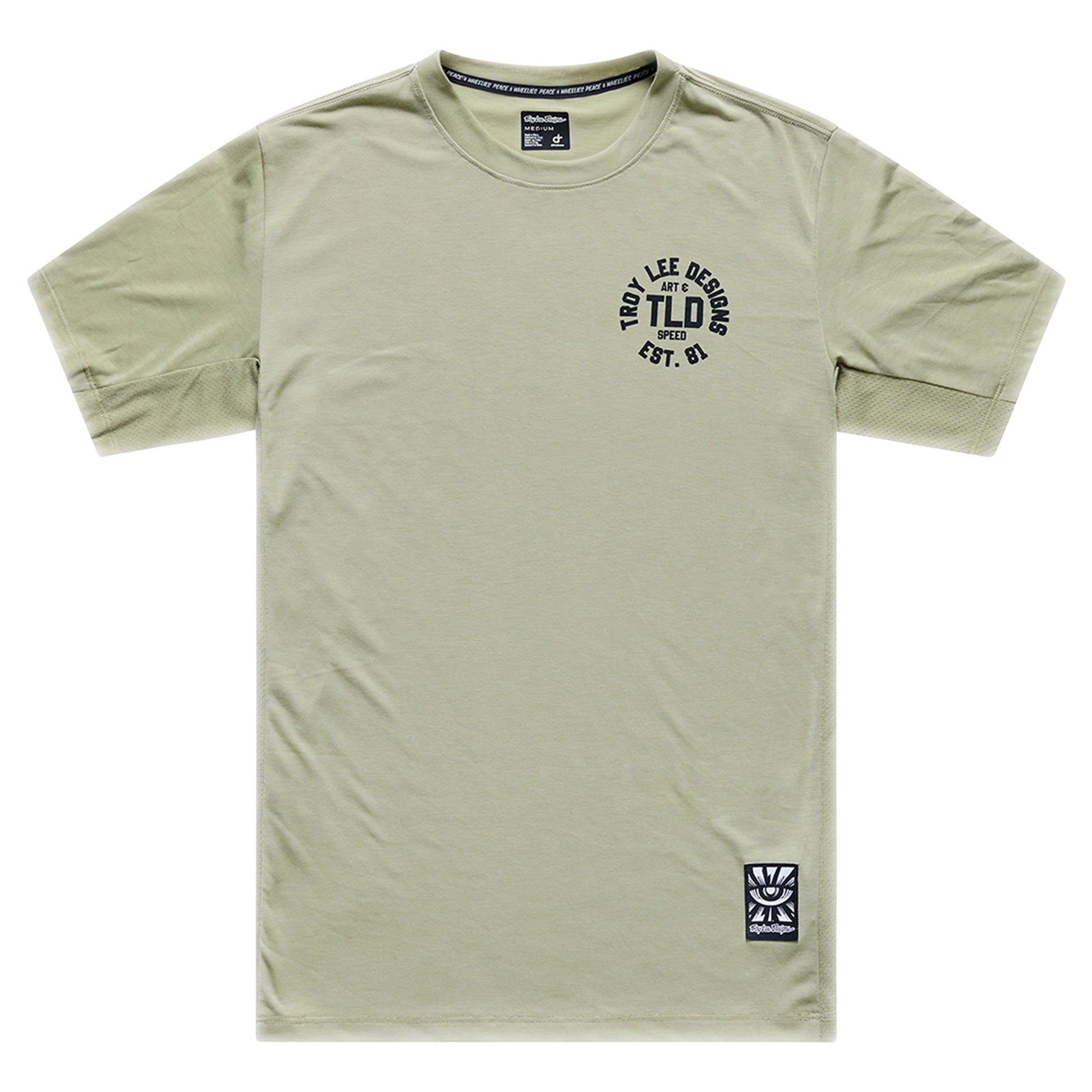 TLD Skyline Ride Short Sleeve Tee - M - Stamps Sage - Image 1