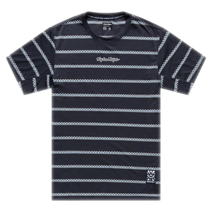 TLD Skyline Ride Short Sleeve Tee - S - Checked Out Carbon - Image 1
