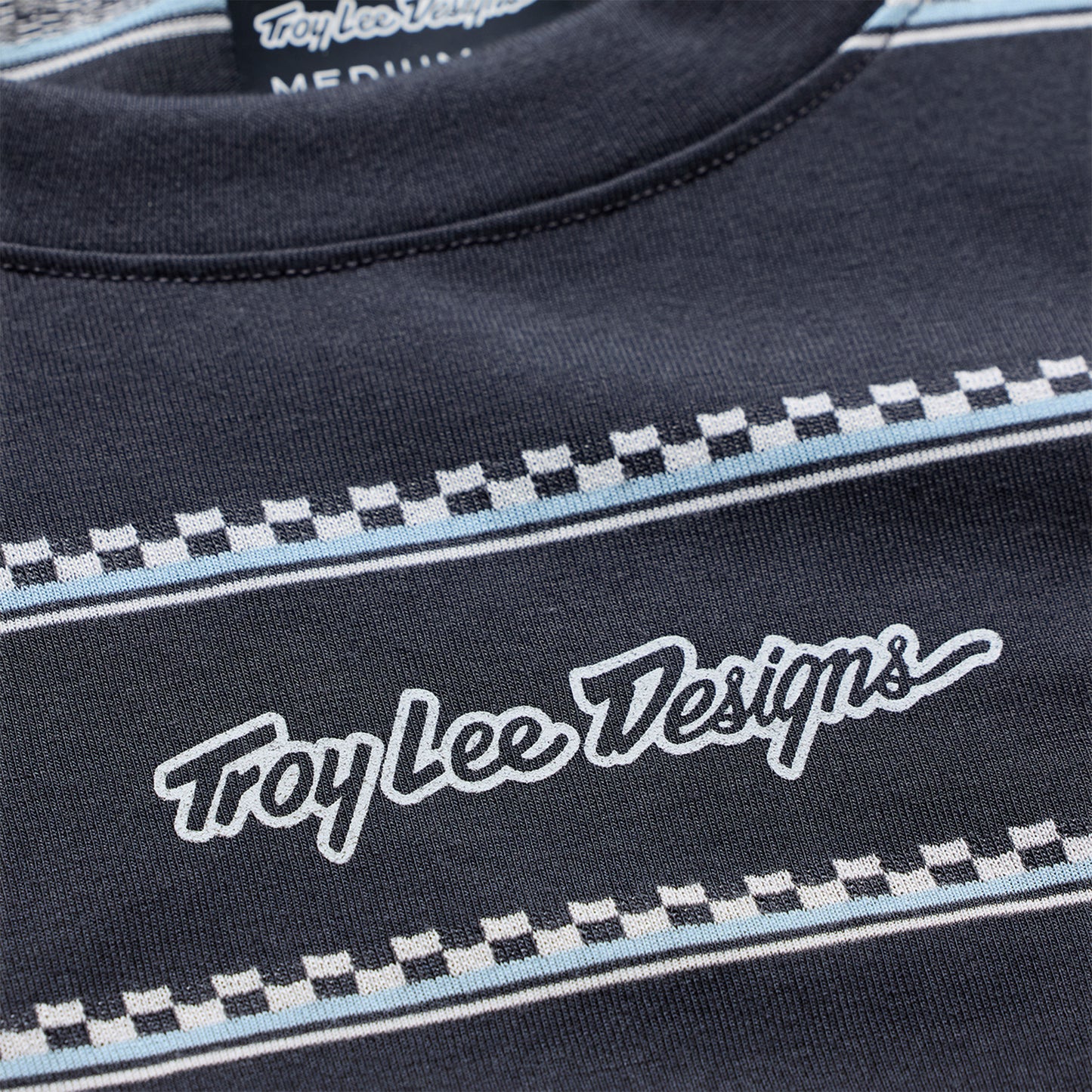 TLD Skyline Ride Short Sleeve Tee - S - Checked Out Carbon - Image 4