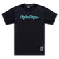 TLD Skyline Ride Short Sleeve Tee - S - Signature Black / Real Teal - Image 1