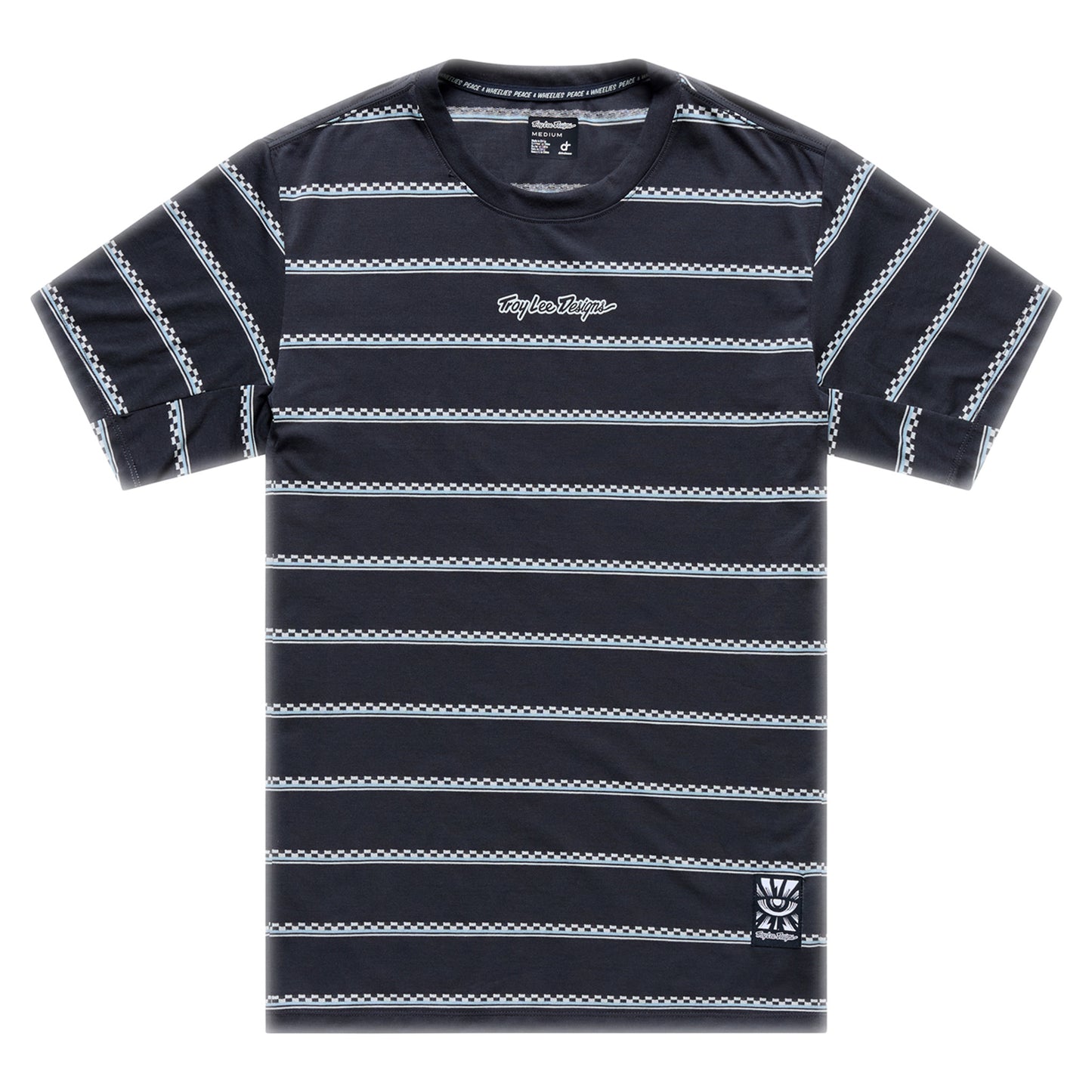 TLD Skyline Ride Short Sleeve Tee - XL - Checked Out Carbon - Image 1