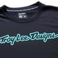 TLD Skyline Ride Short Sleeve Tee - XL - Signature Black / Real Teal - Image 3