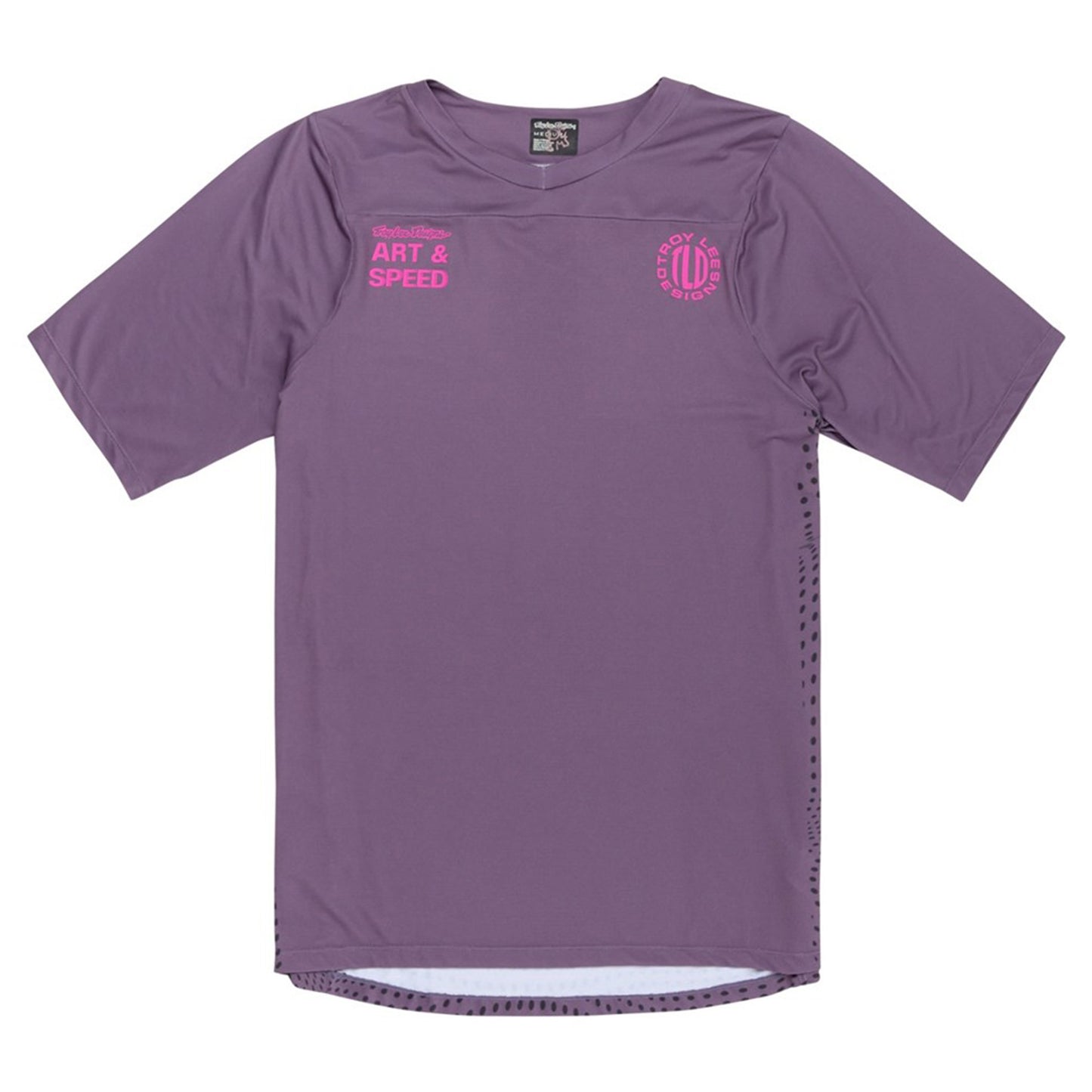 TLD Skyline Short Sleeve Jersey - L - Radioscape Deep Purple - Image 1
