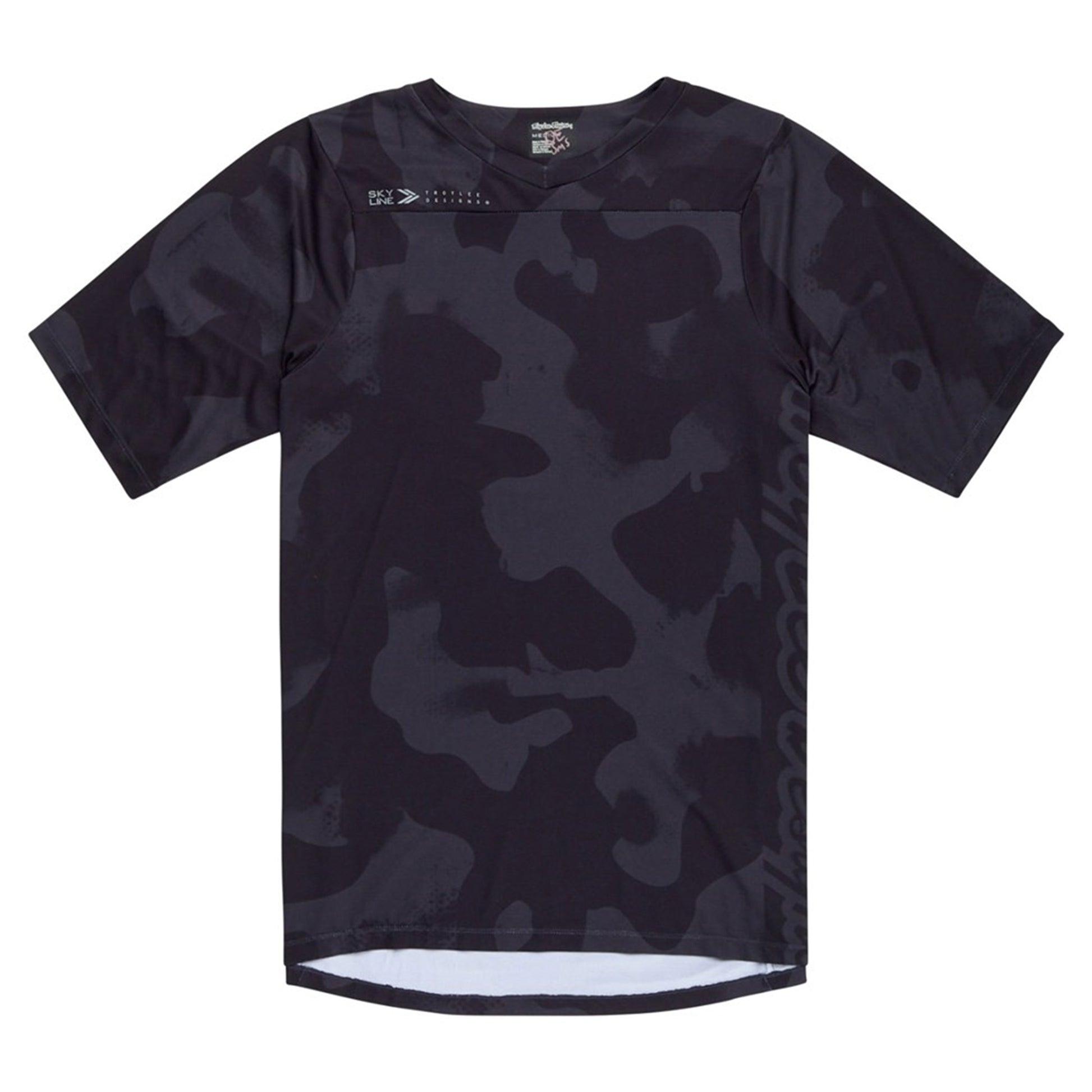 TLD Skyline Short Sleeve Jersey - L - Scrubland Black - Image 1