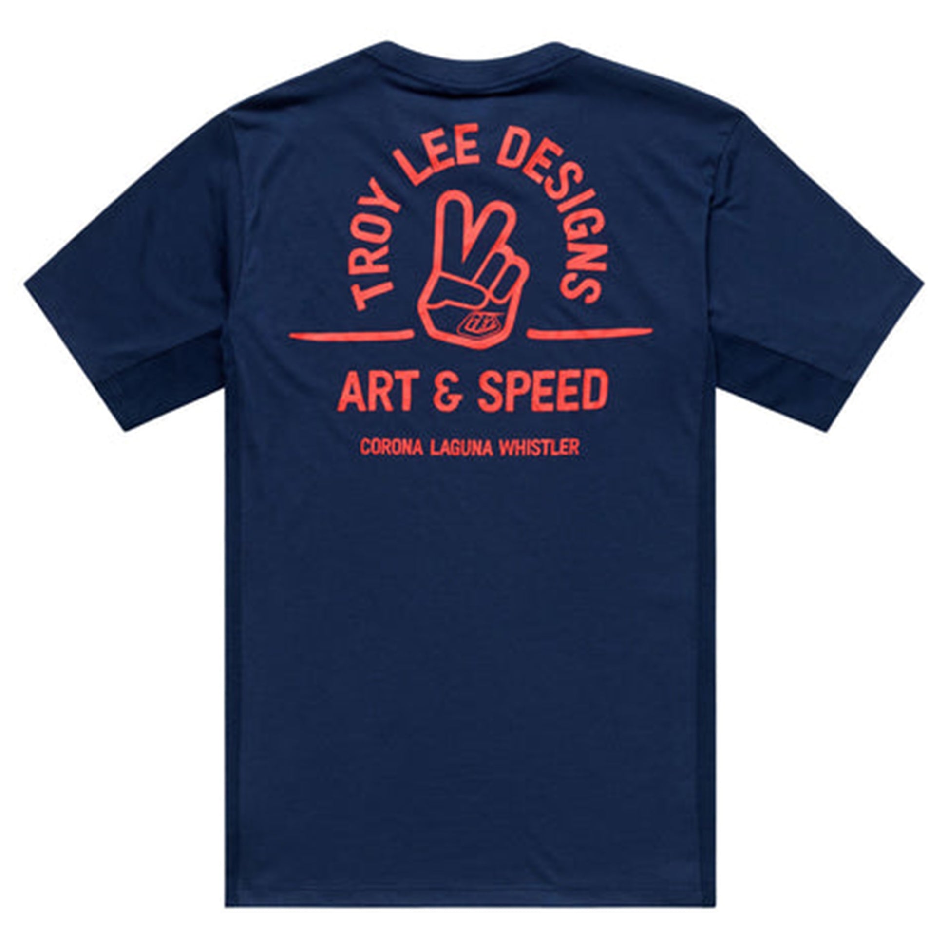 TLD Skyline Short Sleeve Ride Tee - L - Locals Midnight - Image 3