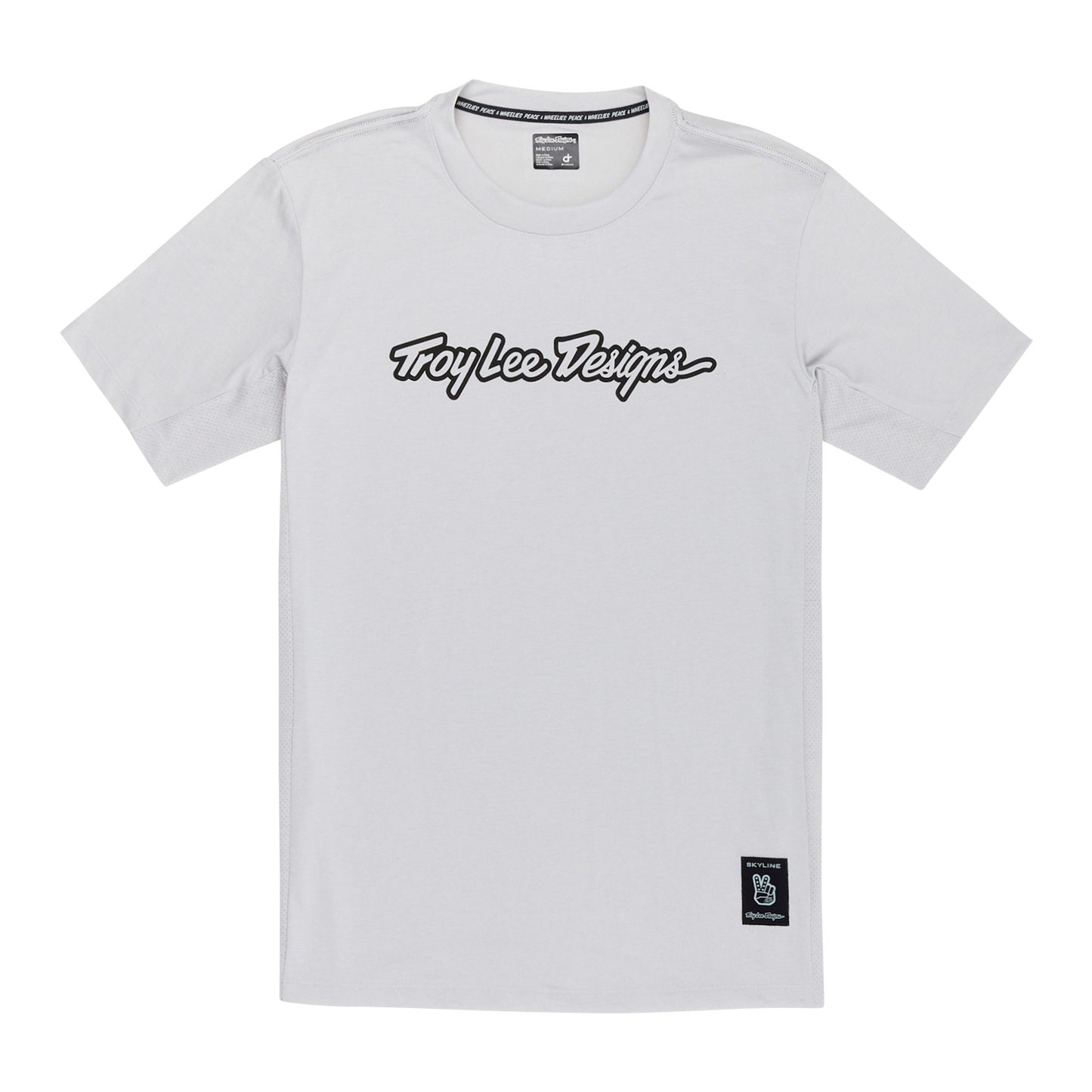 TLD Skyline Short Sleeve Ride Tee - L - Signature Mist - Image 3