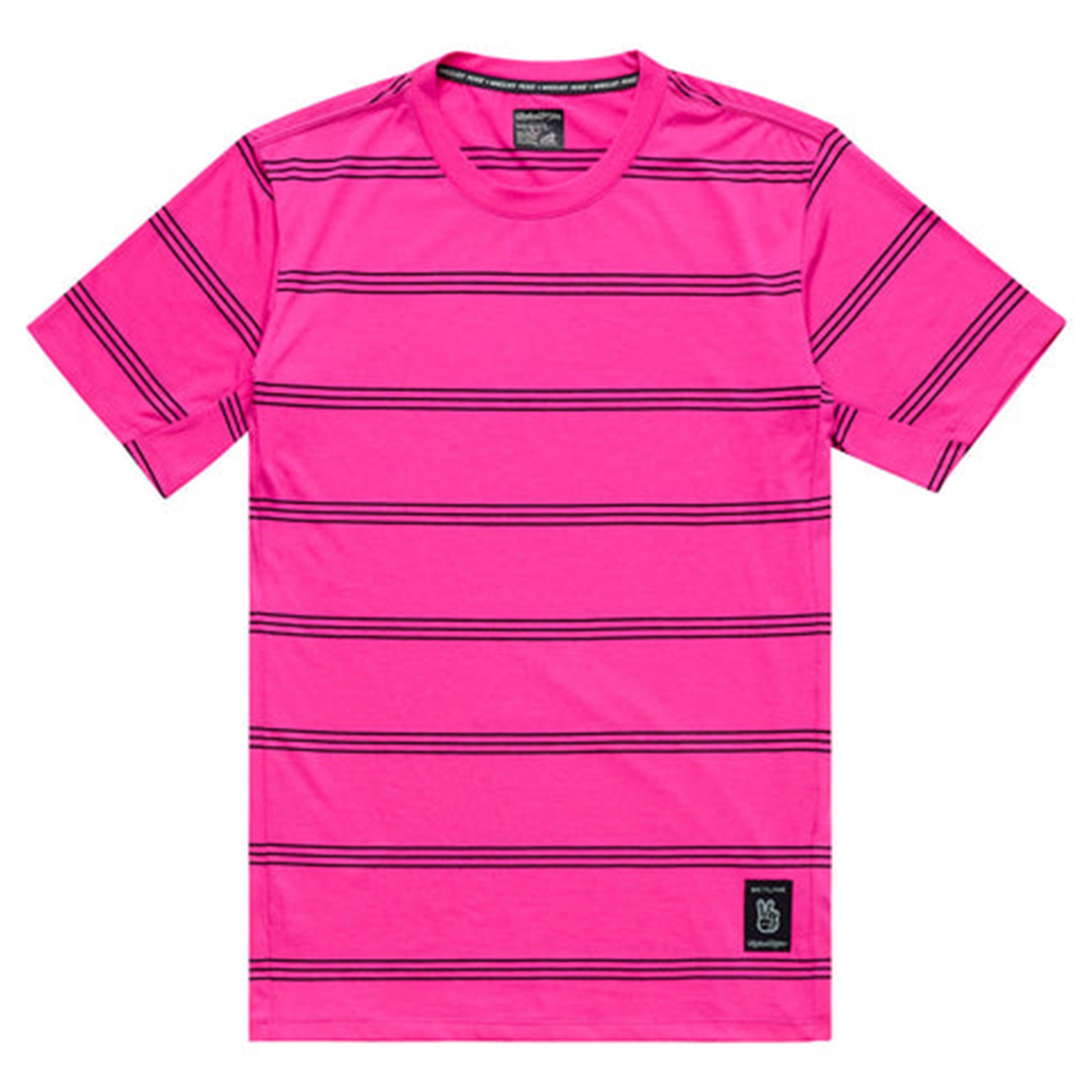 TLD Skyline Short Sleeve Ride Tee - L - Washed Out Party Pink - Image 1