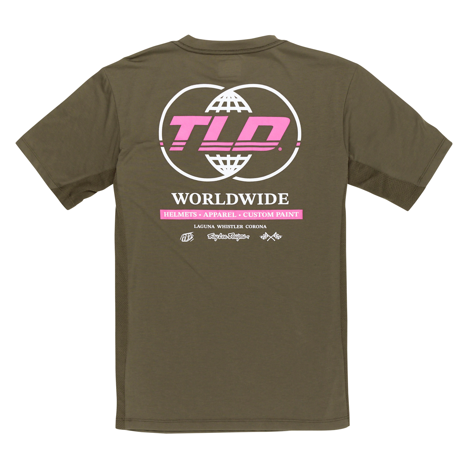 TLD Skyline Short Sleeve Ride Tee - L - Worldwide Caper - Image 4
