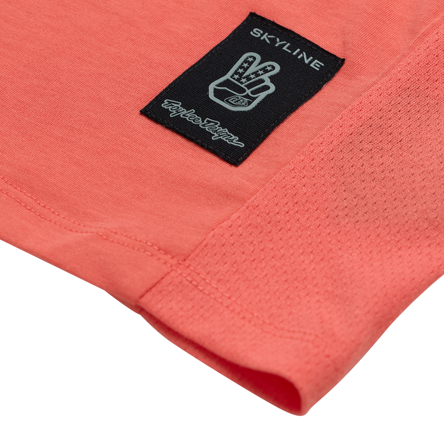 TLD Skyline Short Sleeve Ride Tee - M - Melon - Image 2
