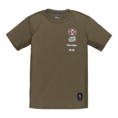 TLD Skyline Short Sleeve Ride Tee - M - Worldwide Caper - Image 1