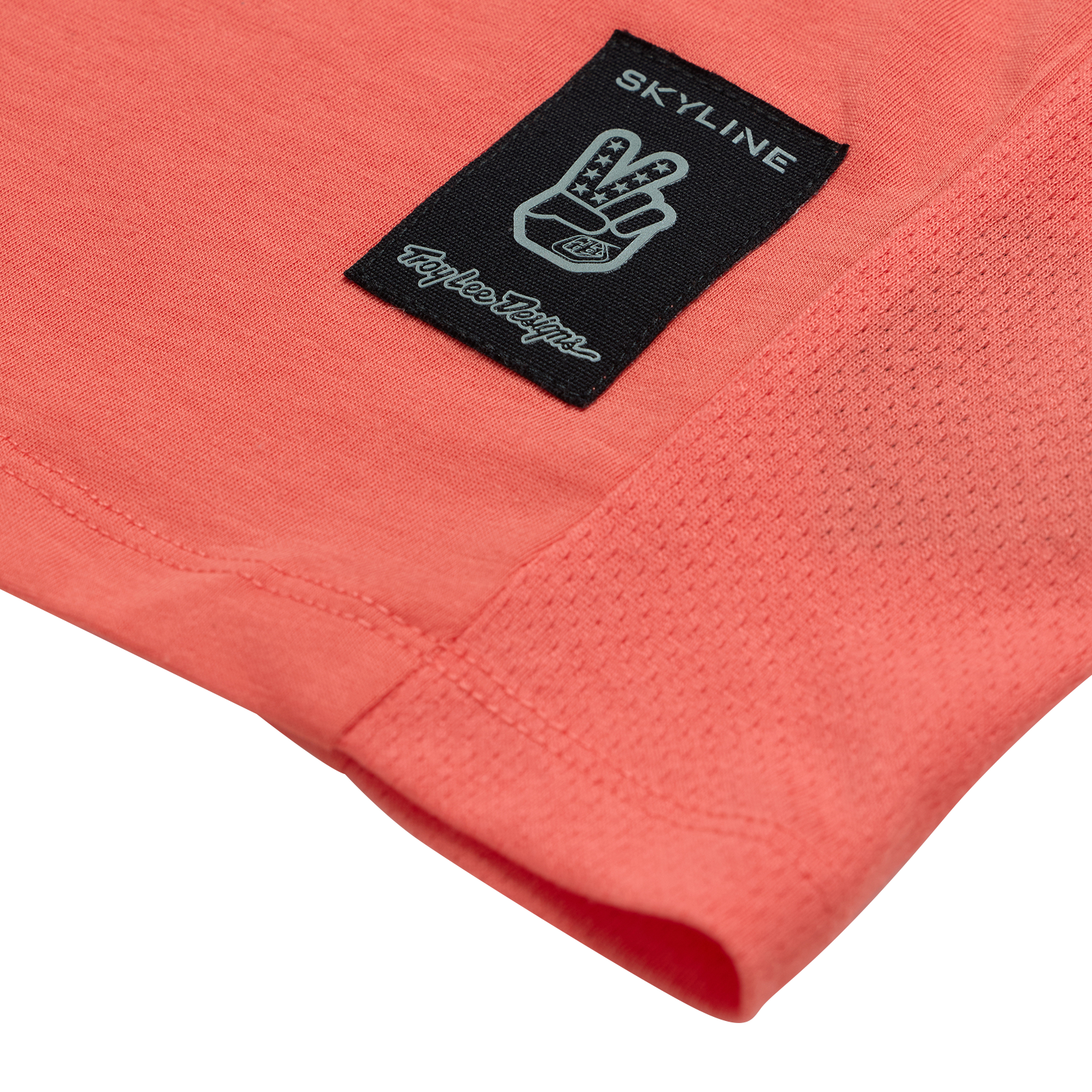 TLD Skyline Short Sleeve Ride Tee - S - Melon - Image 2