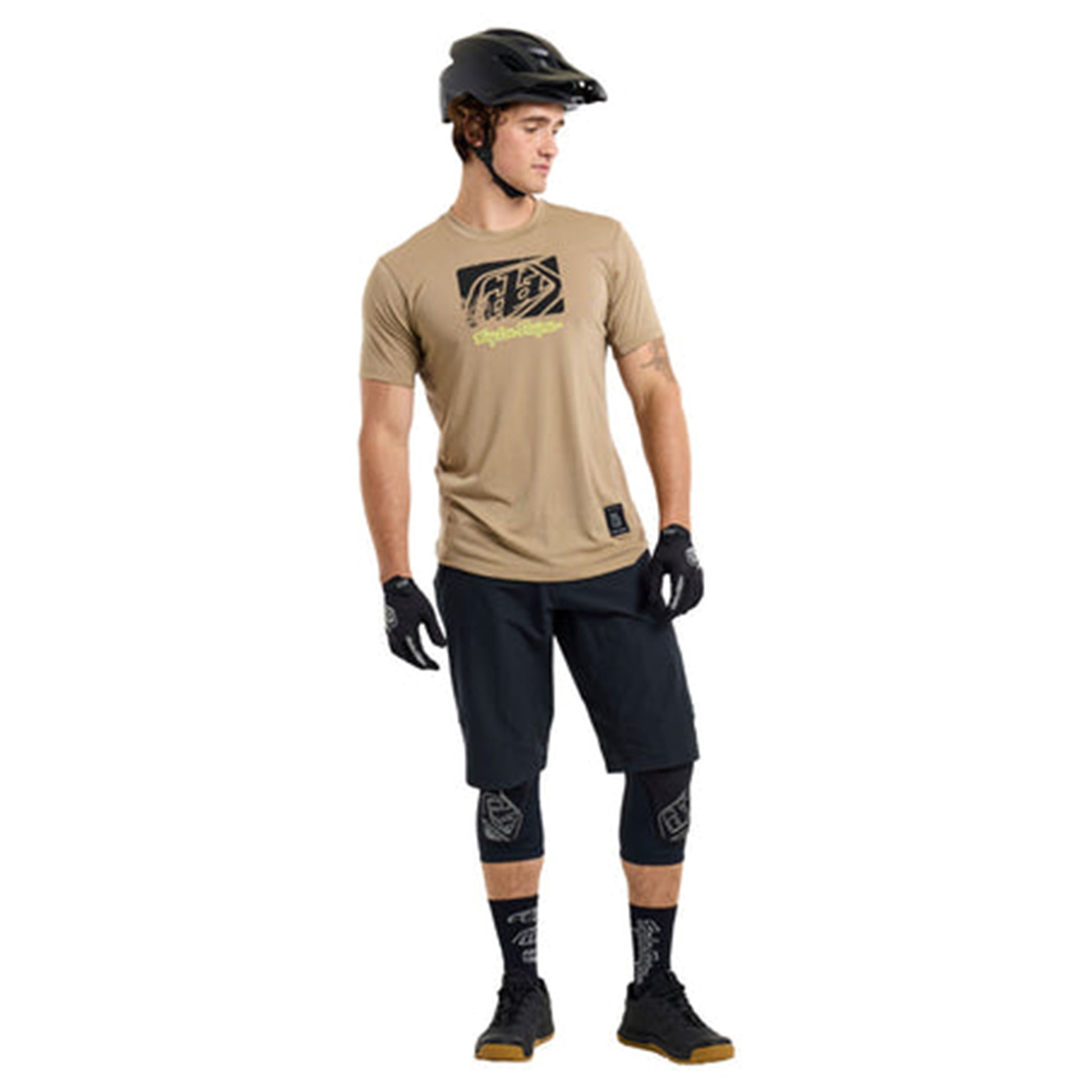 TLD Skyline Short Sleeve Ride Tee - S - Scrubbed Timber - Image 2
