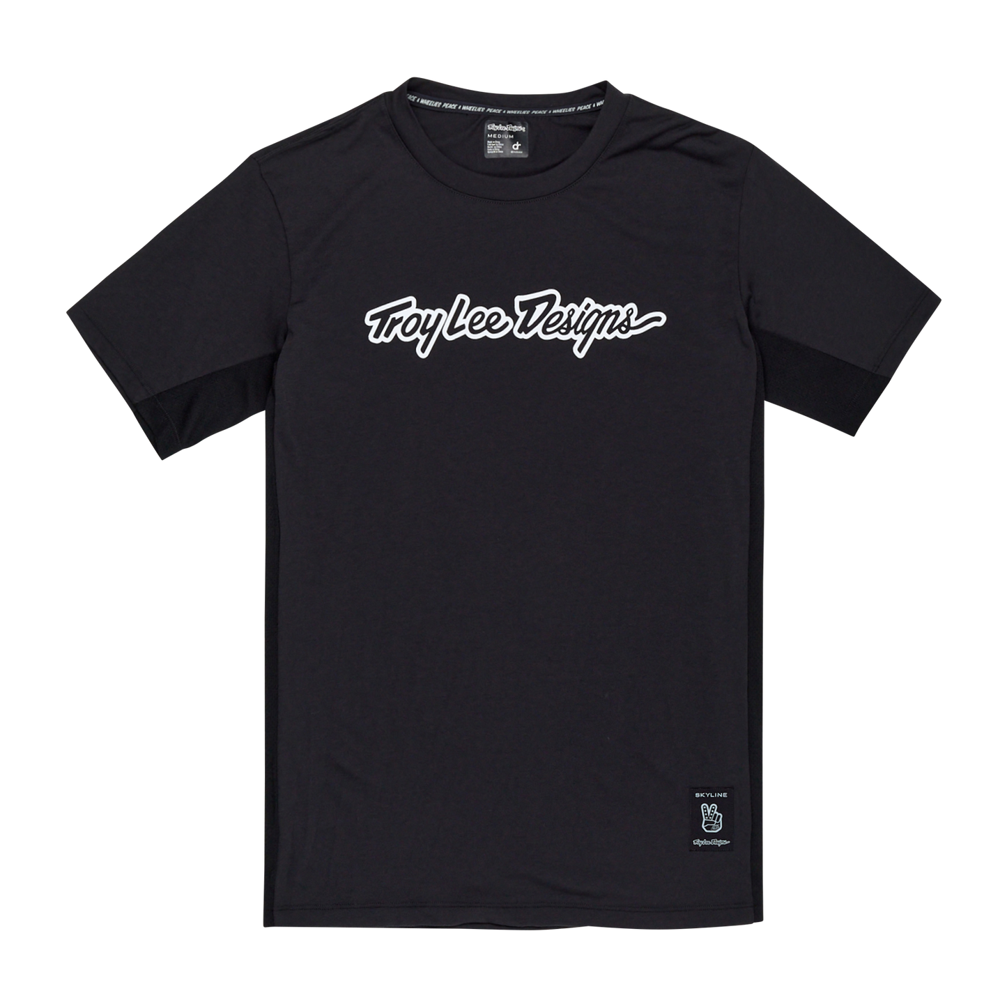 TLD Skyline Short Sleeve Ride Tee - S - Signature Black - Image 3