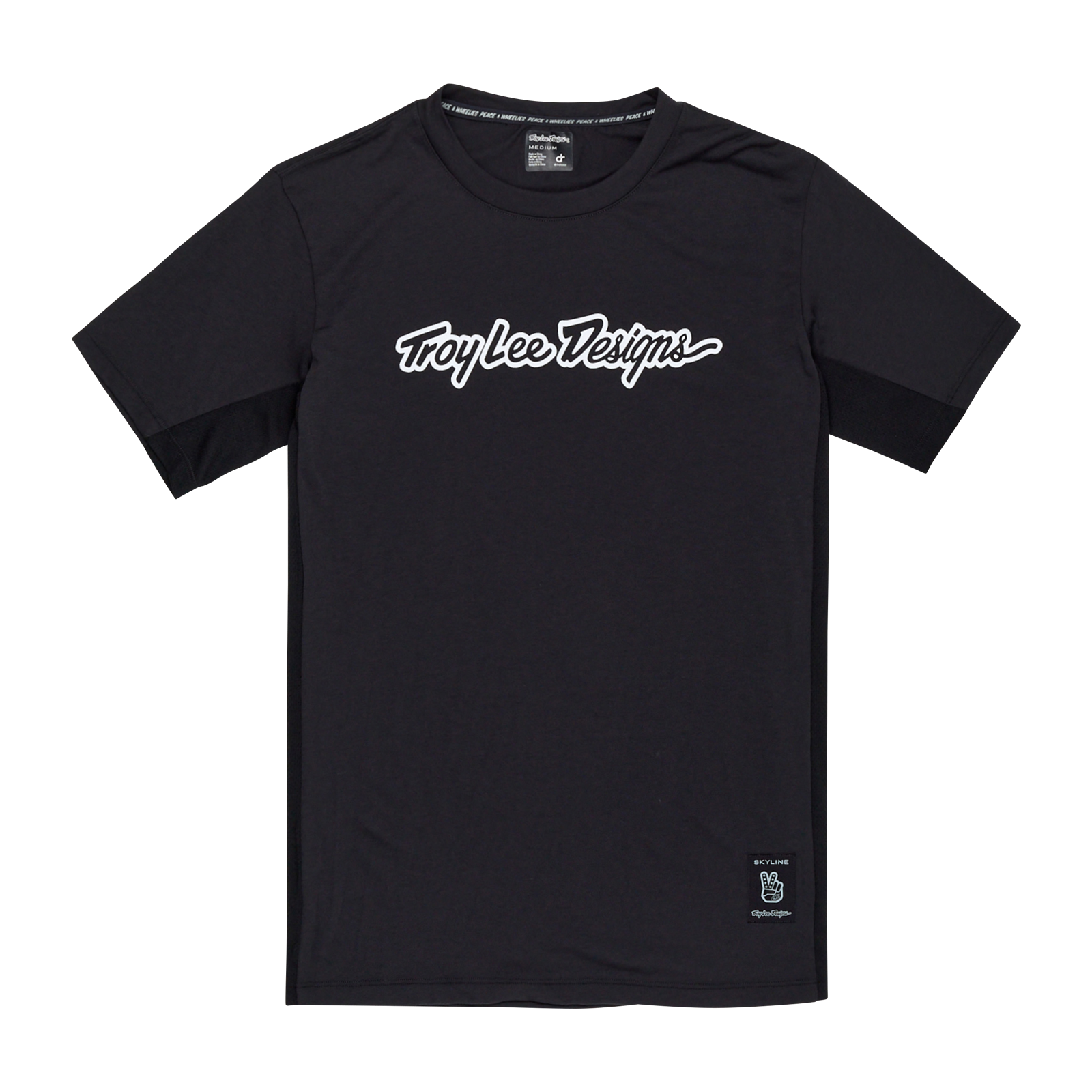 TLD Skyline Short Sleeve Ride Tee - S - Signature Black - Image 3