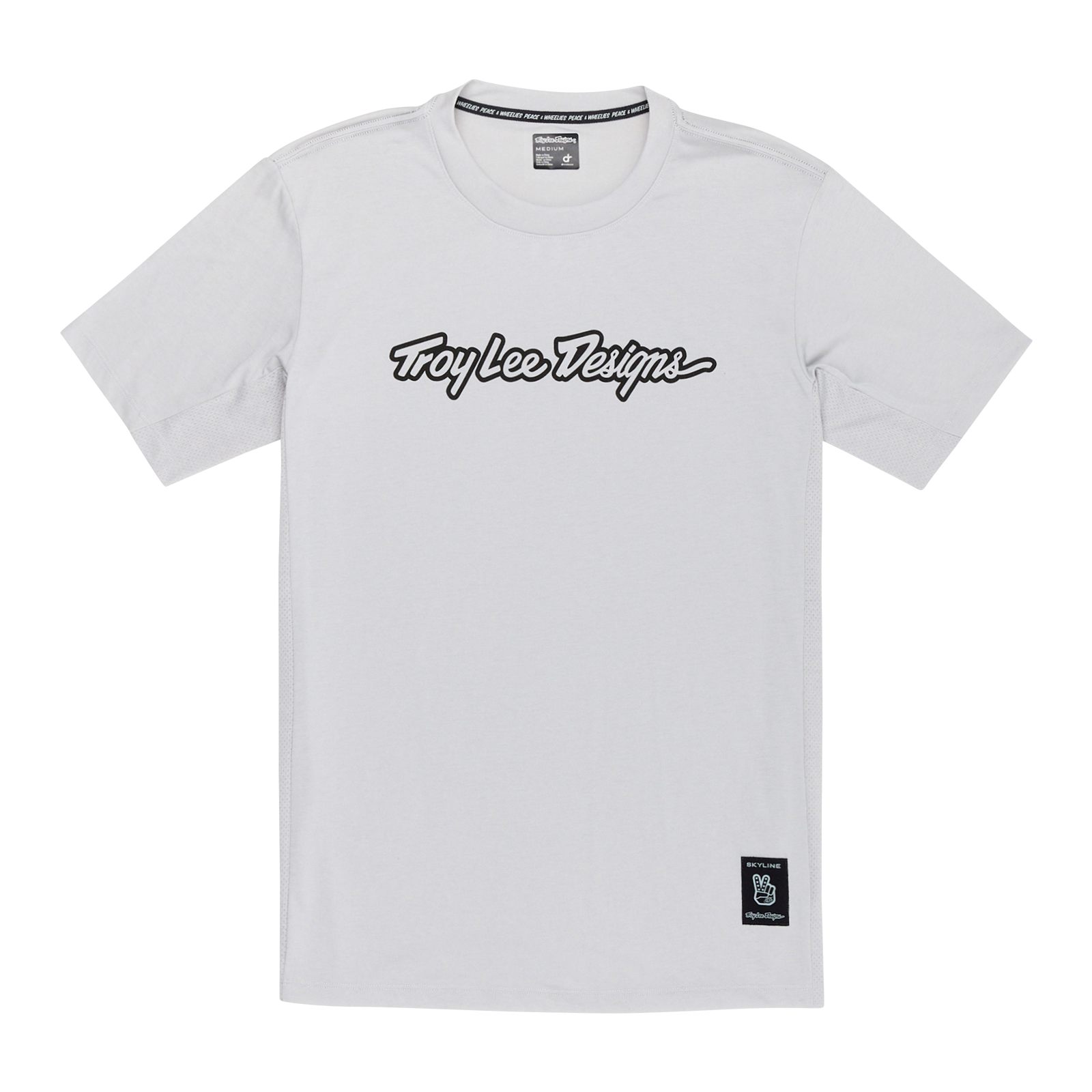 TLD Skyline Short Sleeve Ride Tee - S - Signature Mist - Image 3