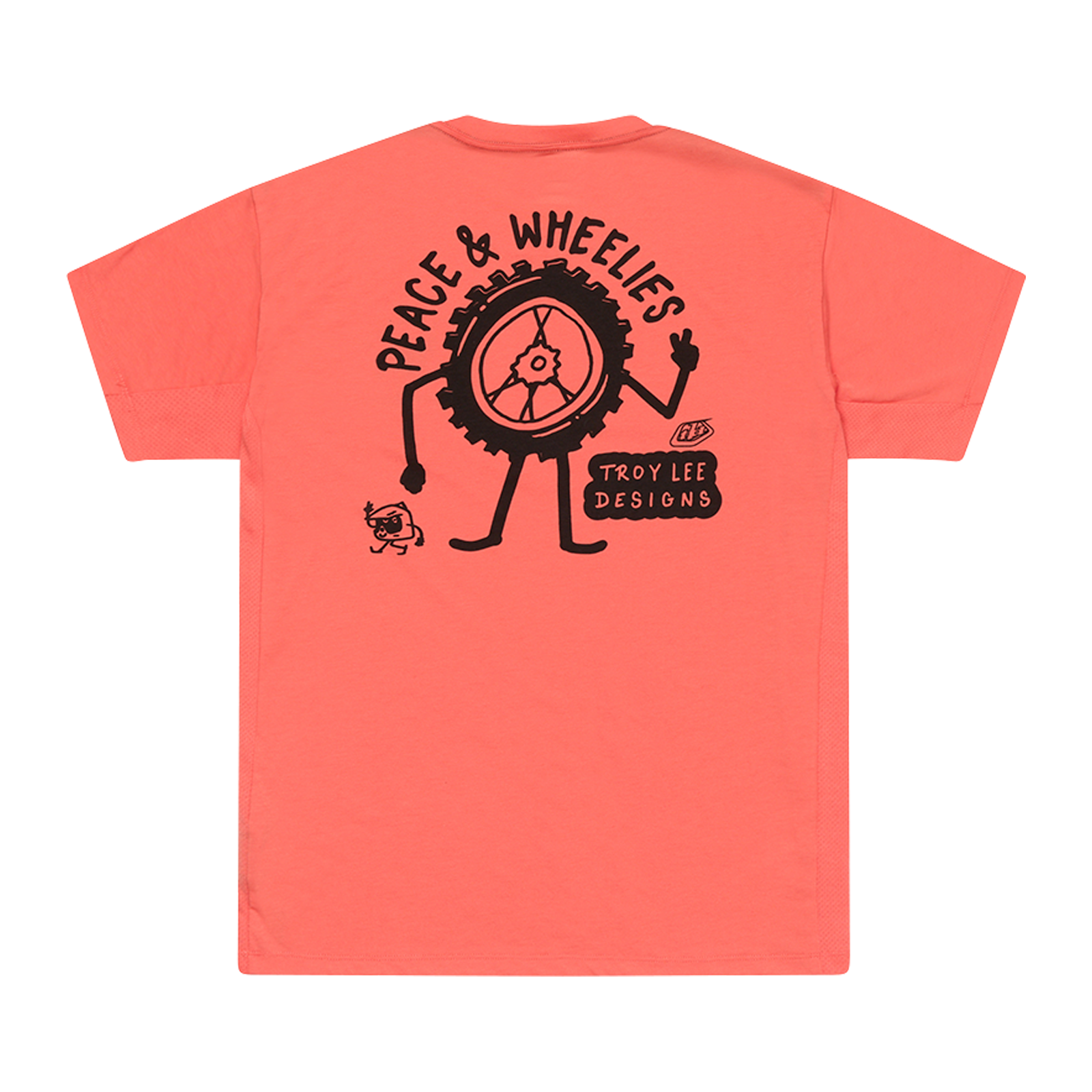TLD Skyline Short Sleeve Ride Tee - XL - Melon - Image 3