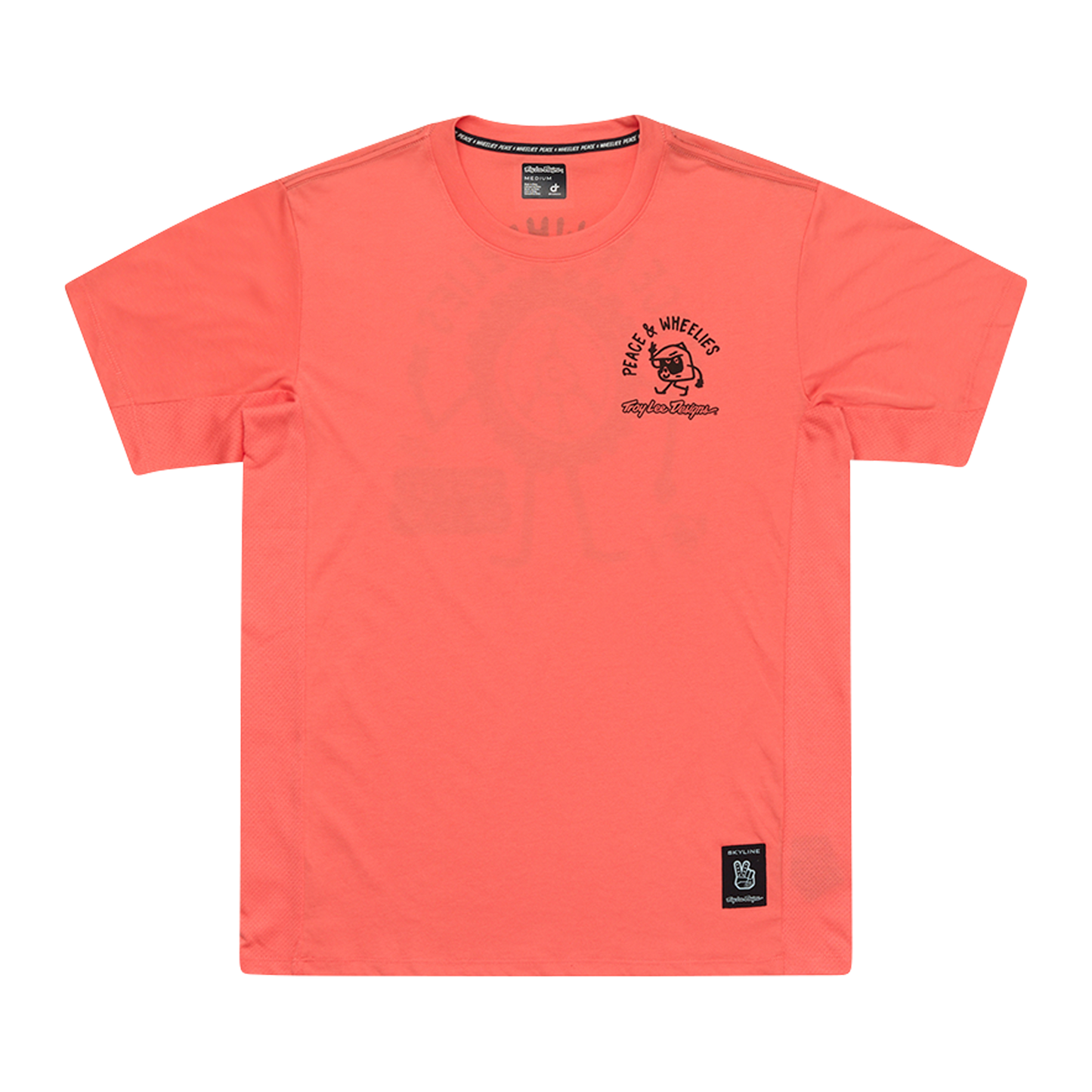 TLD Skyline Short Sleeve Ride Tee - XL - Melon - Image 4