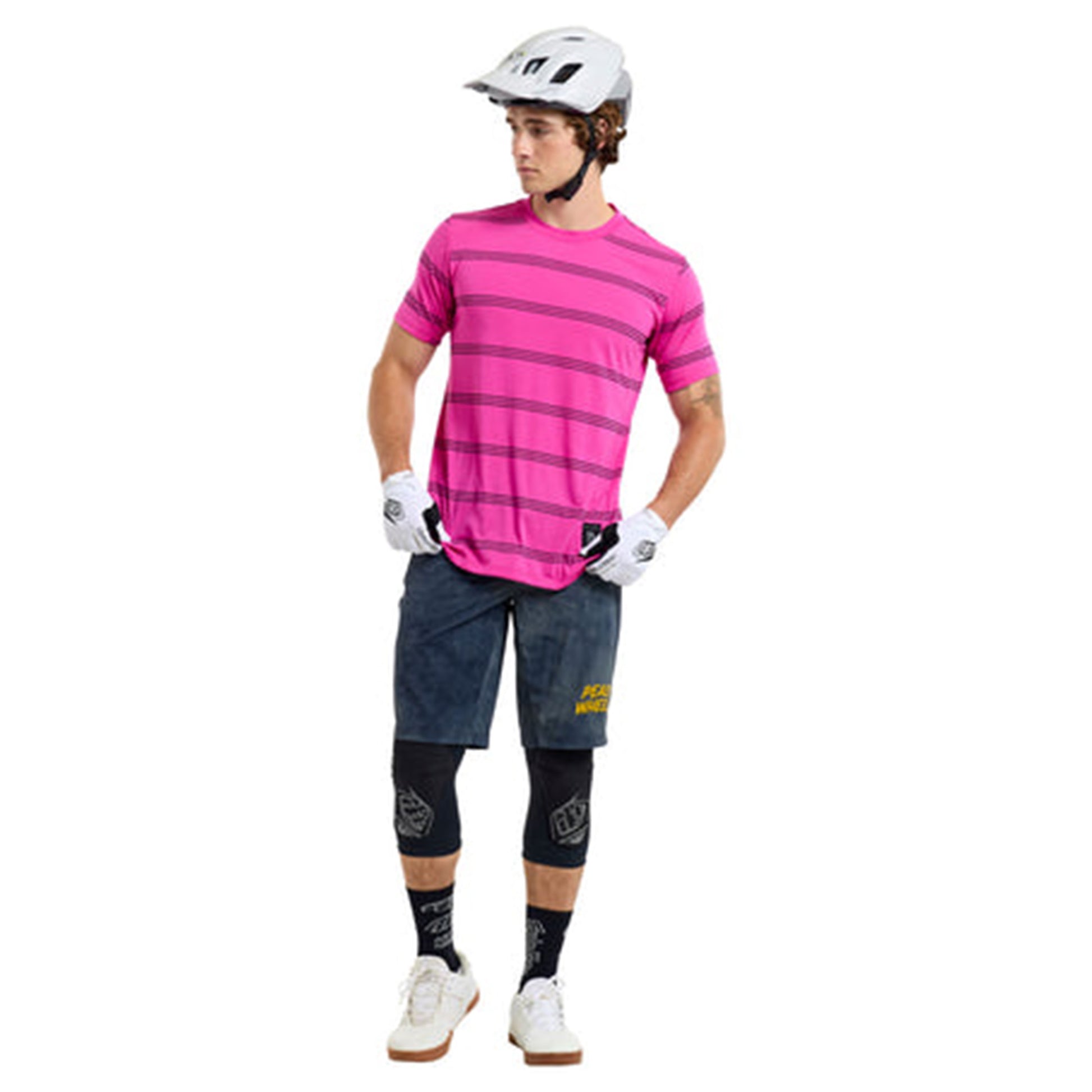 TLD Skyline Short Sleeve Ride Tee - XL - Washed Out Party Pink - Image 2