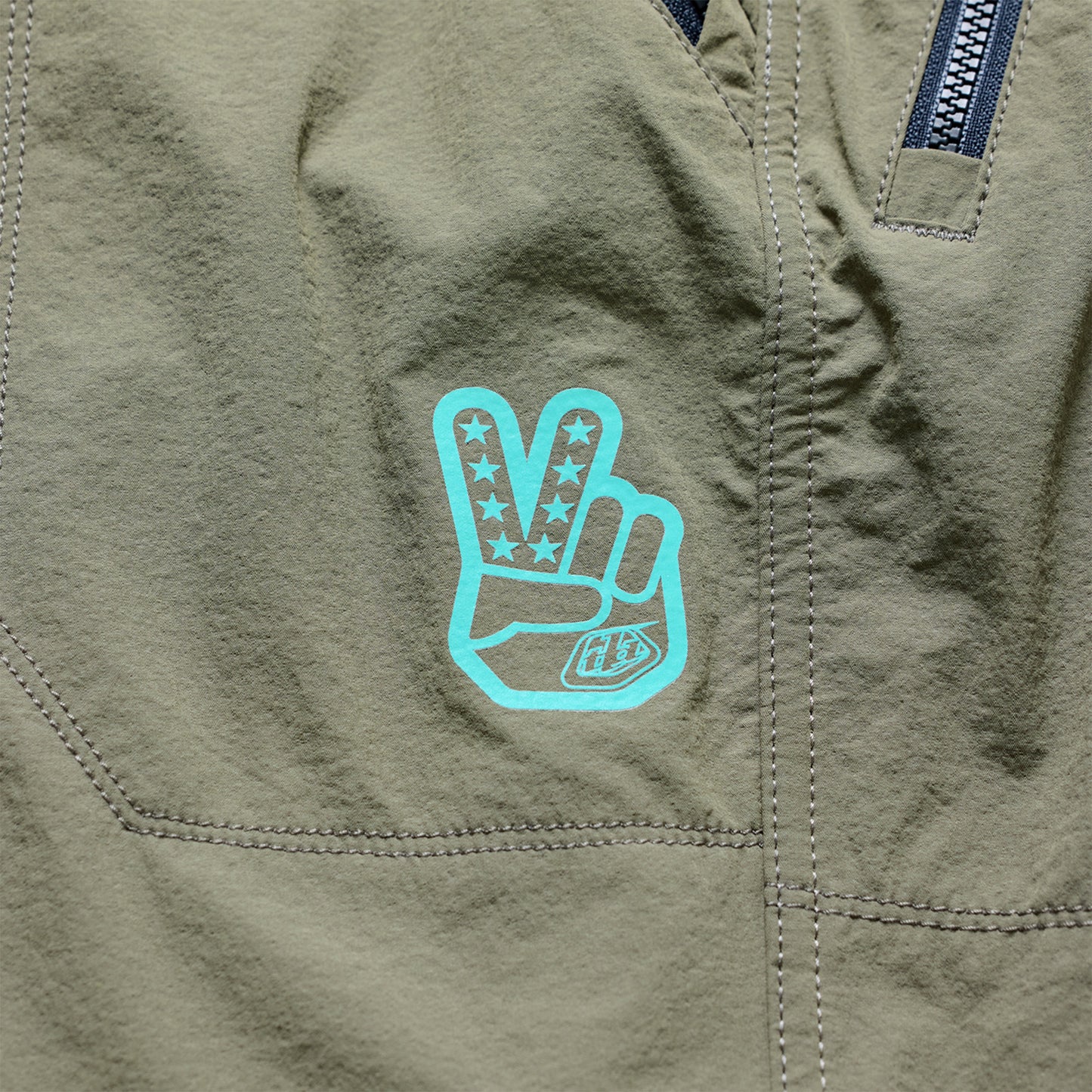 TLD Skyline Trail Shell Shorts - 30 - Mono Army - Image 2