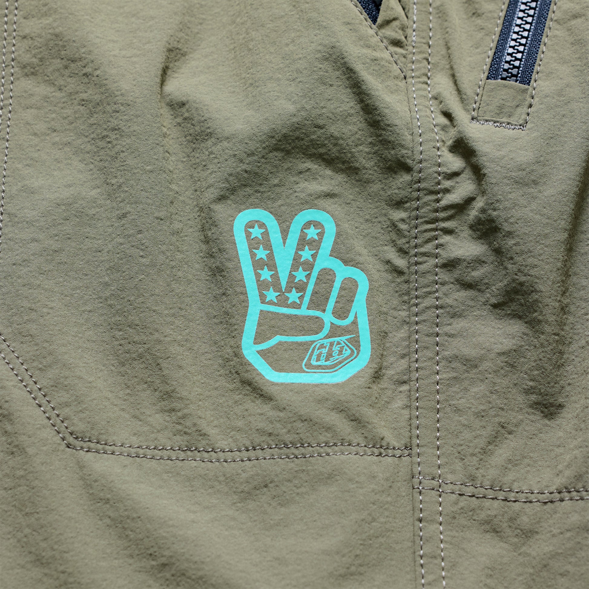 TLD Skyline Trail Shell Shorts - 30 - Mono Army - Image 2