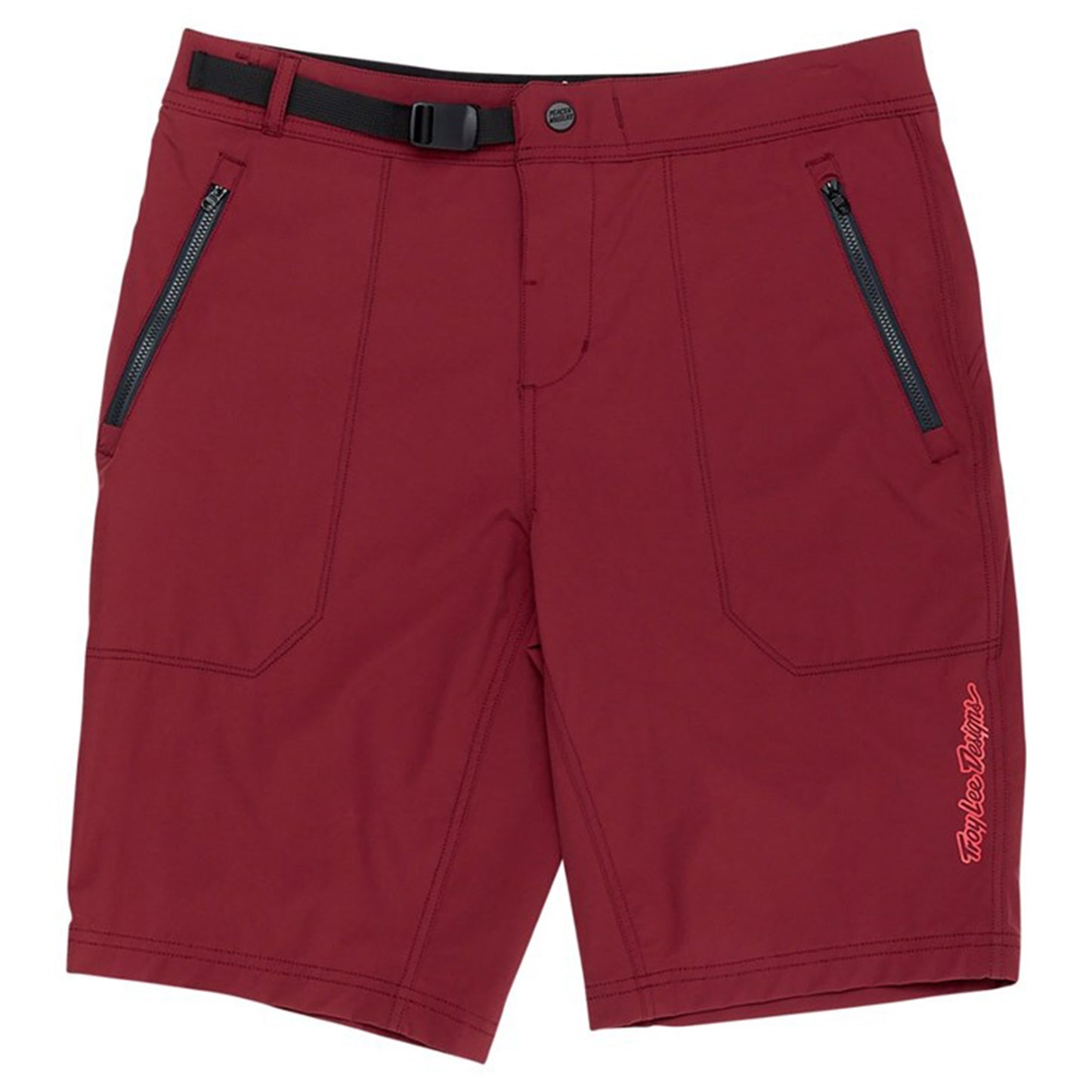 TLD Skyline Trail Shorts - L-34 - Mono Oxblood - Image 1